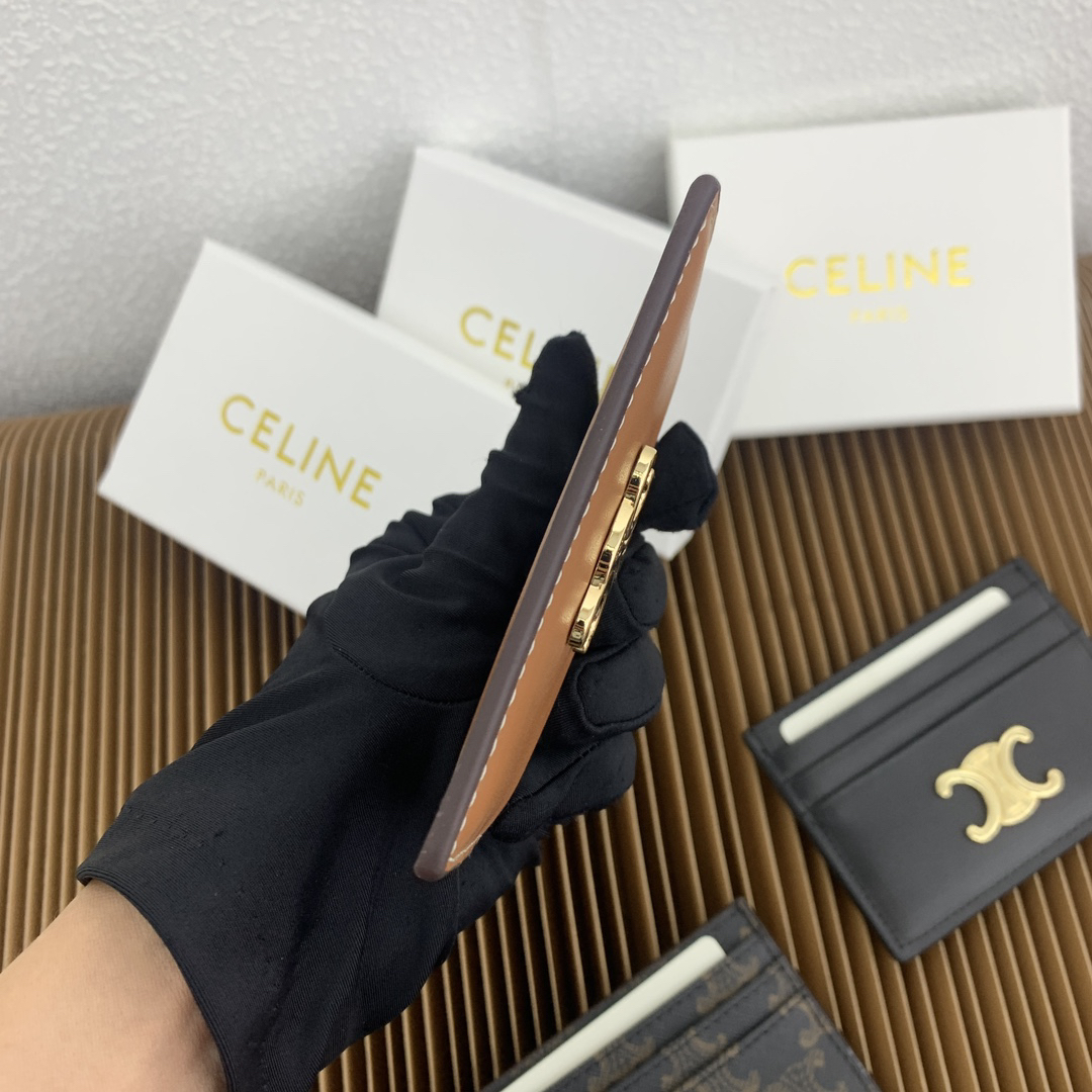 Celine Triomphe Canvas Card Holder - Image 3