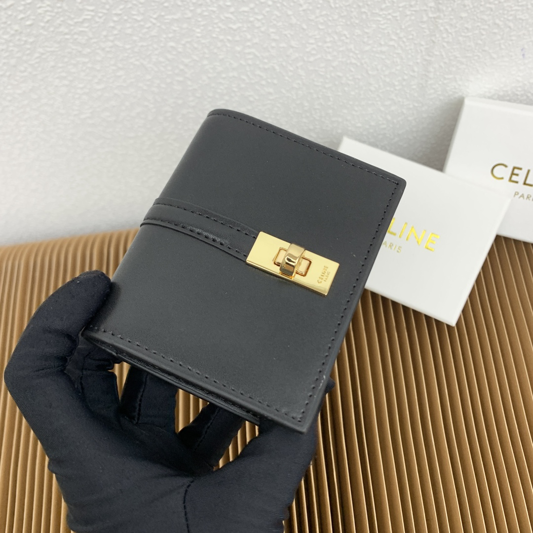 Celine Triomphe 16 Leather Card Holder - Image 3