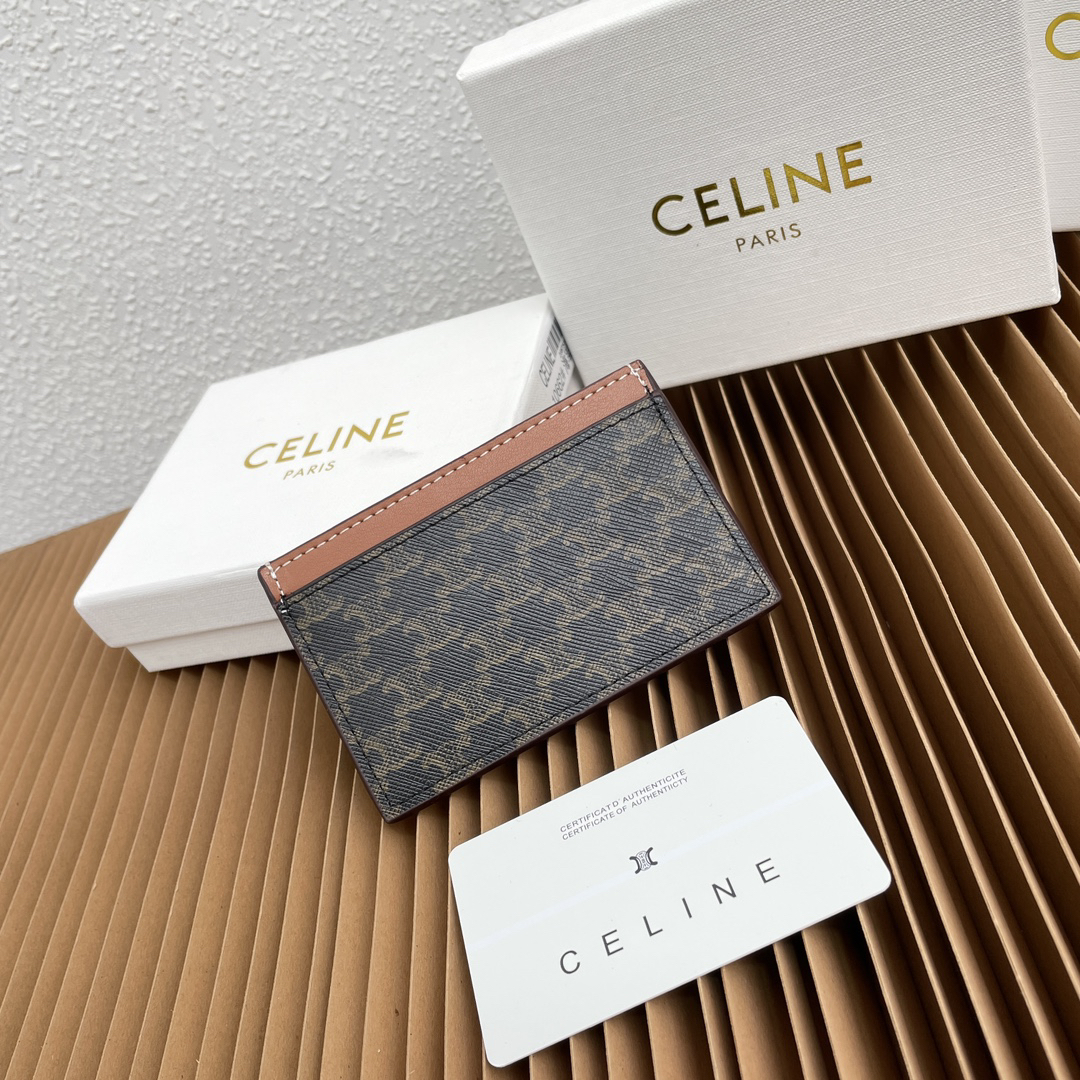 Celine Printed Logo Card Holder - Image 3