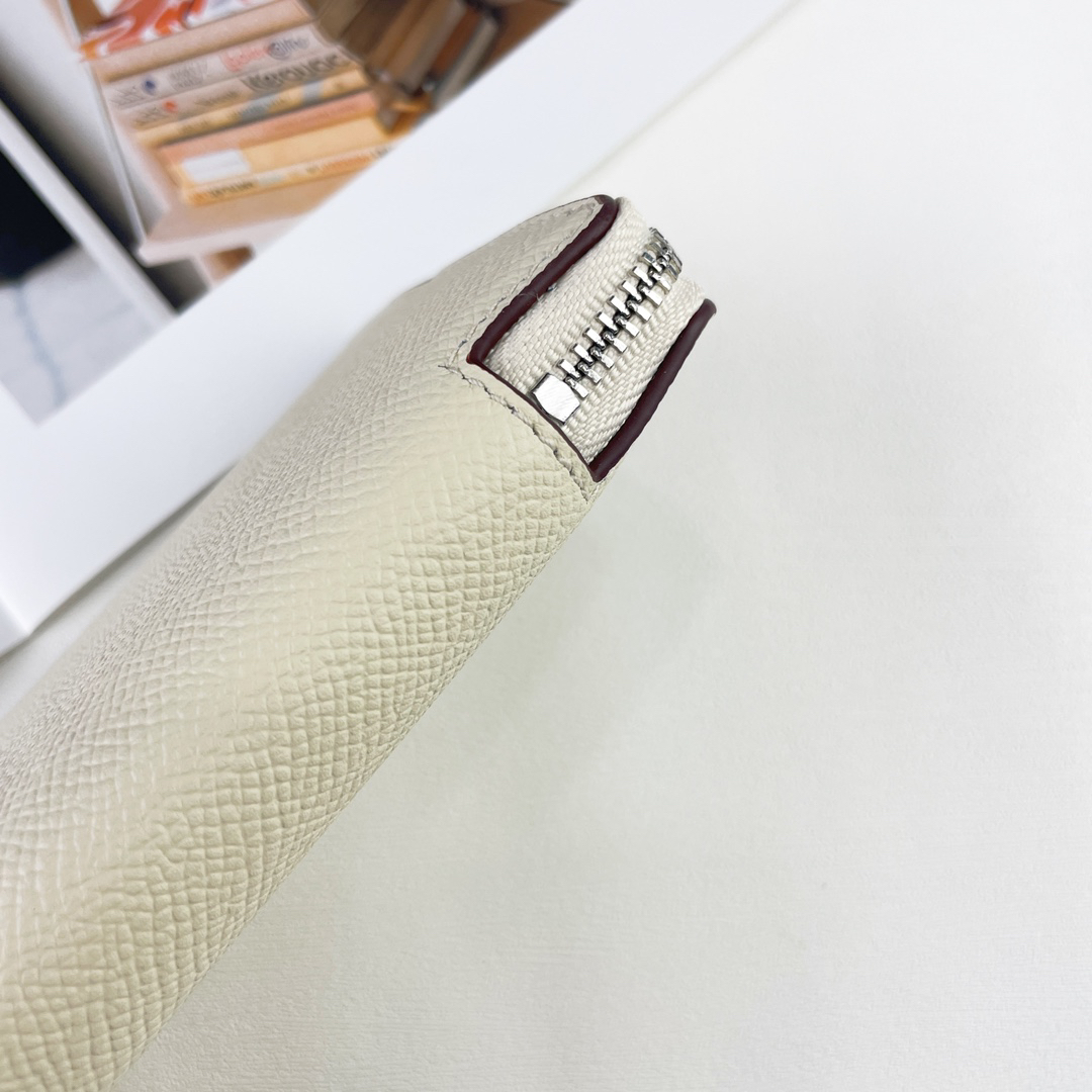 Hermes Silkin Classic Zipper Wallet - Image 3