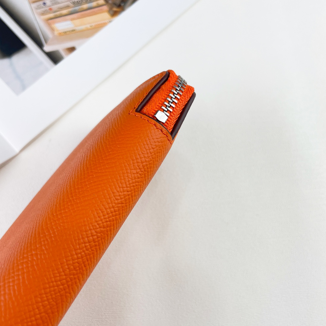 Hermes Silk'in Classic Zip Wallet - Image 3