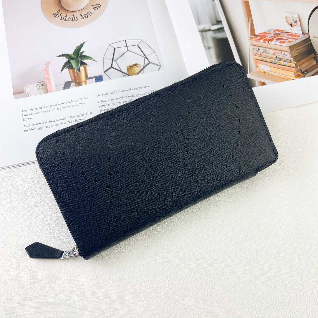 Hermès Silk'in Classic Zip Wallet - Image 3