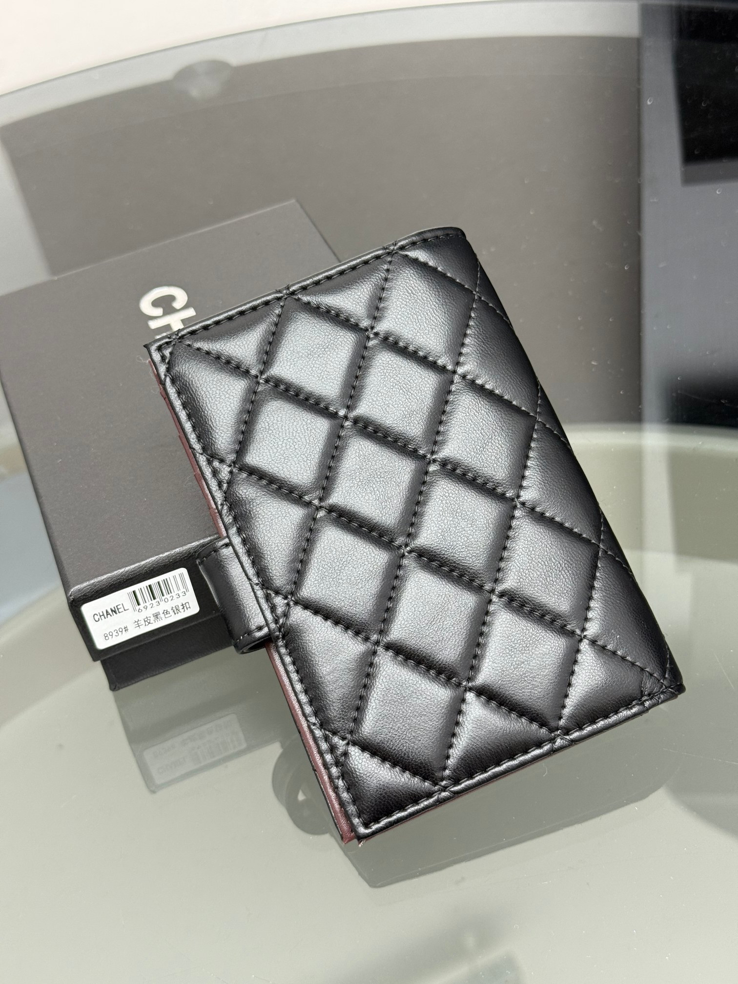 Chanel Caviar Leather Multifunction Passport Wallet - Image 3