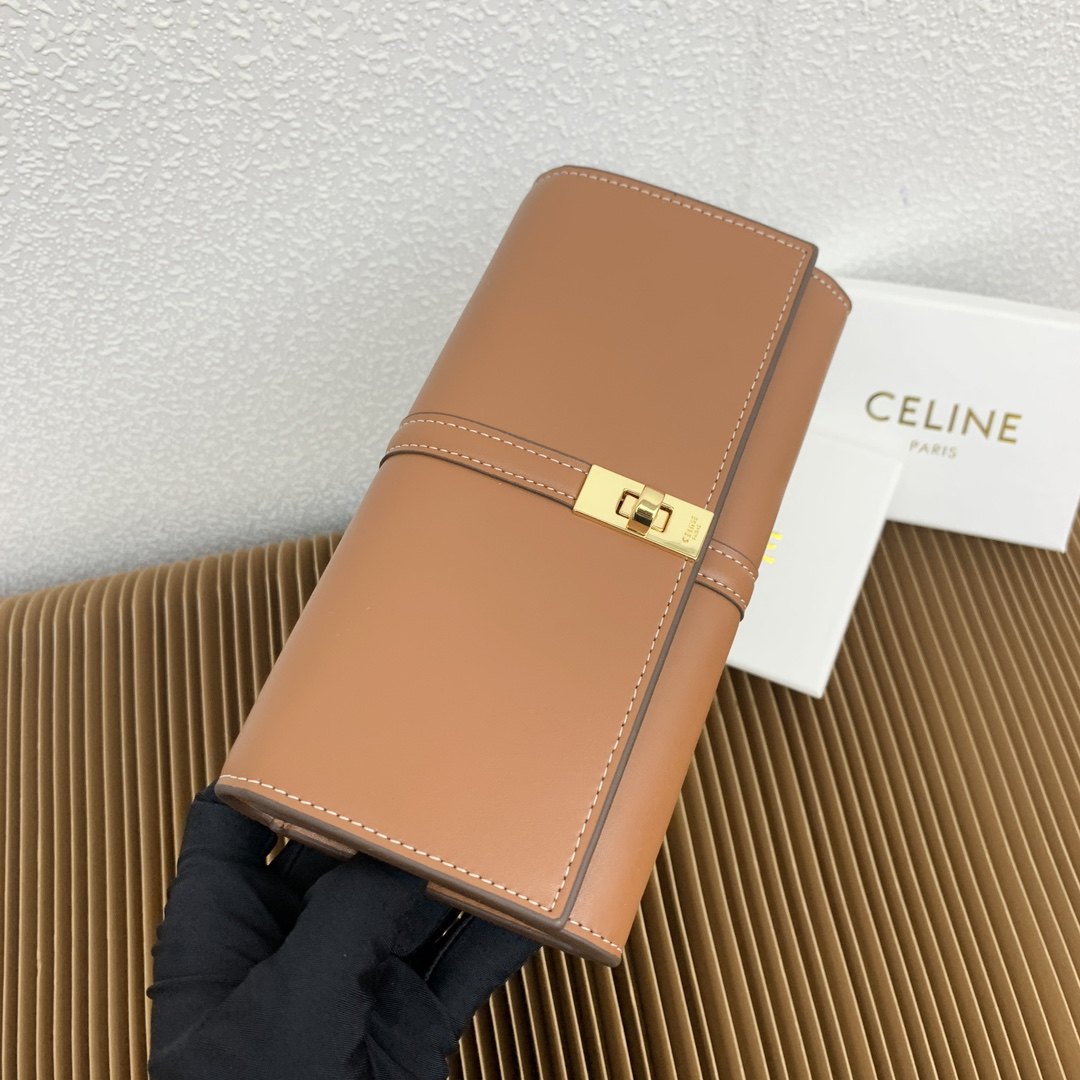 Triomphe 16 Cowhide Leather Wallet - Image 3