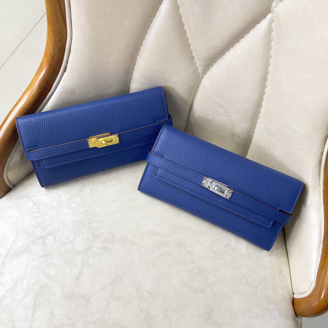 Hermès Kelly Long Wallet in Togo Leather - Image 3