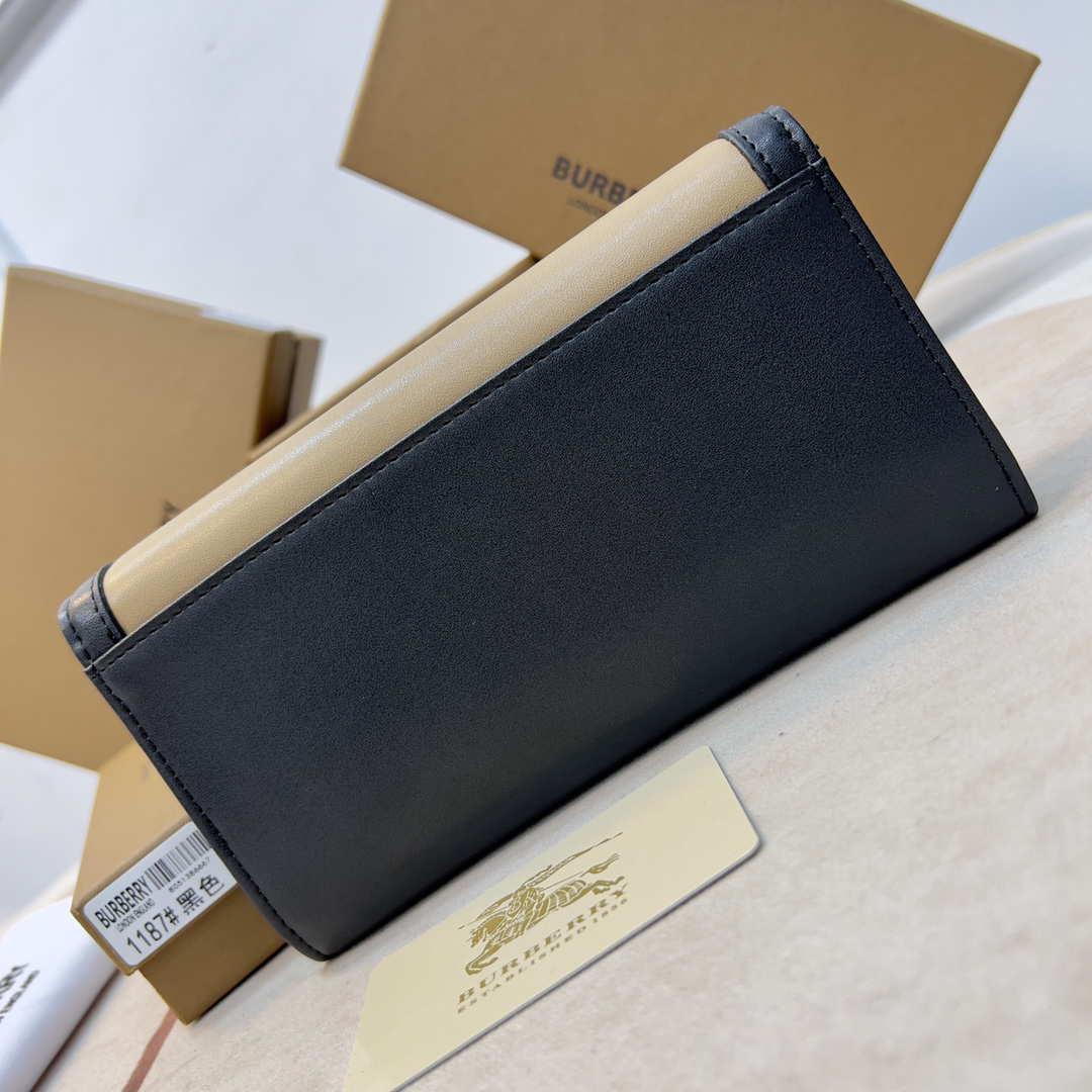 Burberry Vintage Patchwork Long Wallet - Image 3