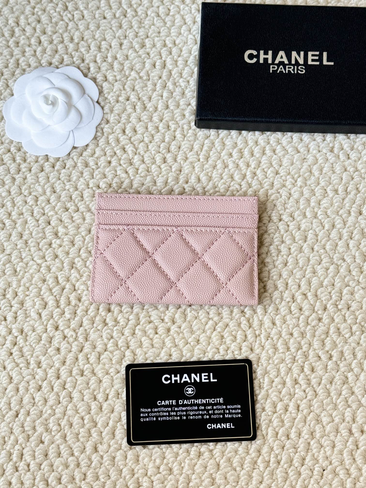 Chanel 3188 Embossed Double C Card Holder - Image 3