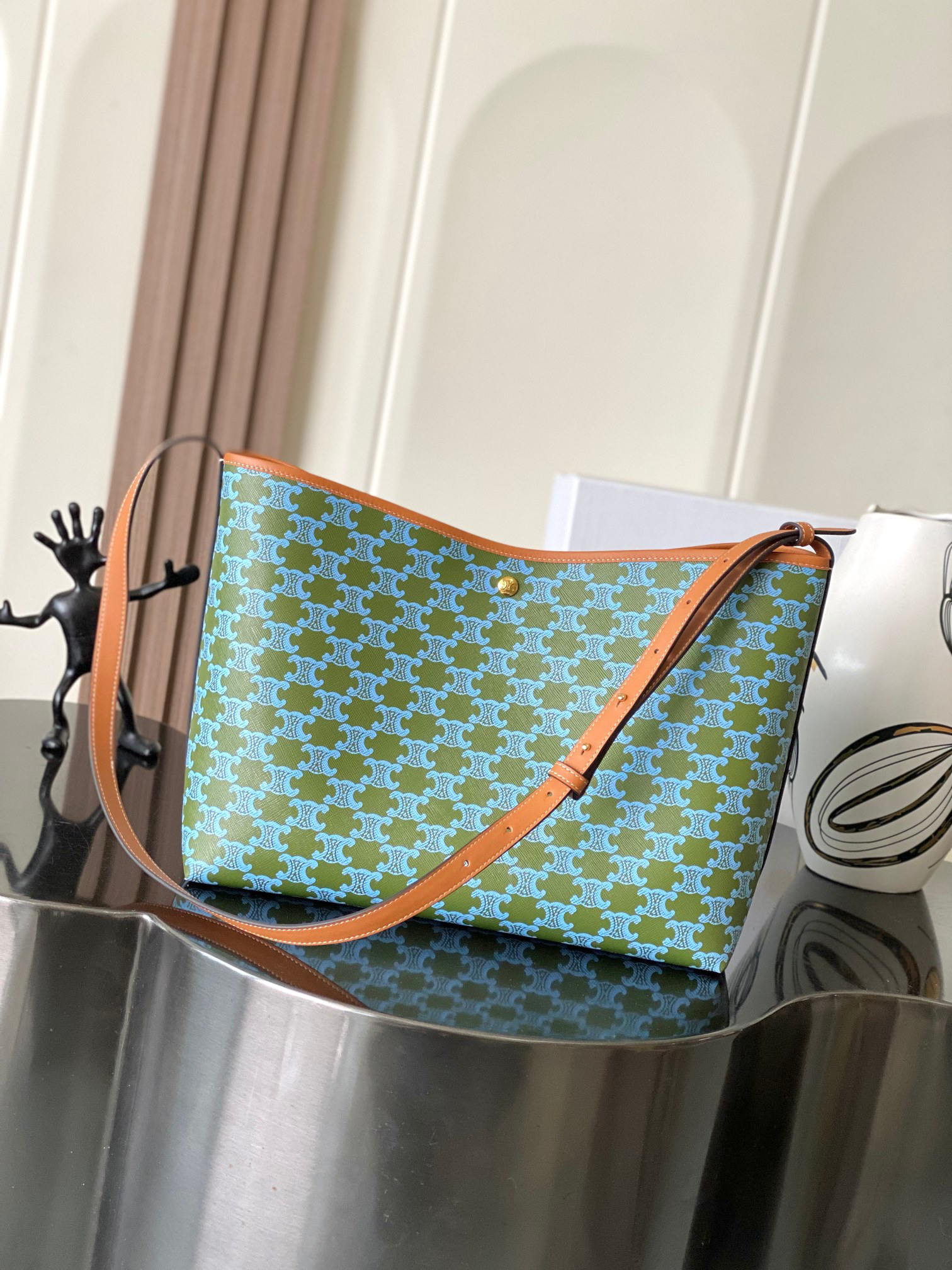 CELINE Soft Shopper Monogram Tote Bag - Image 3
