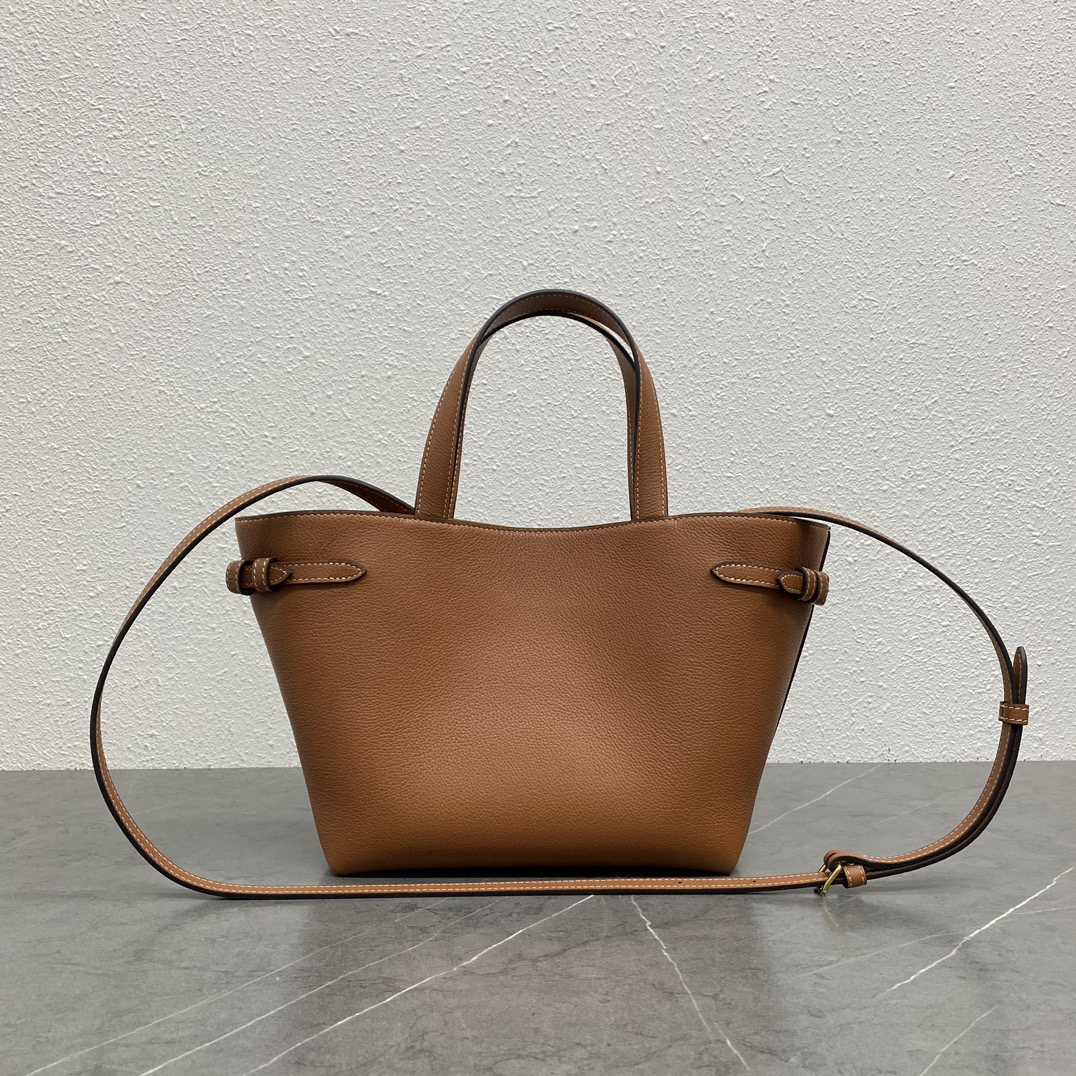 Cabas Anais Small Grain Leather Tote Bag - Image 3