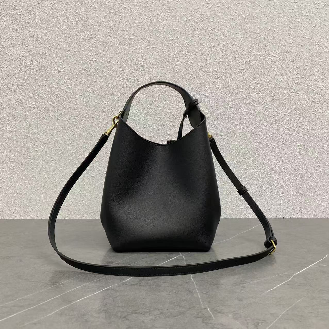 Leather Hobo Shoulder Bag - Image 3