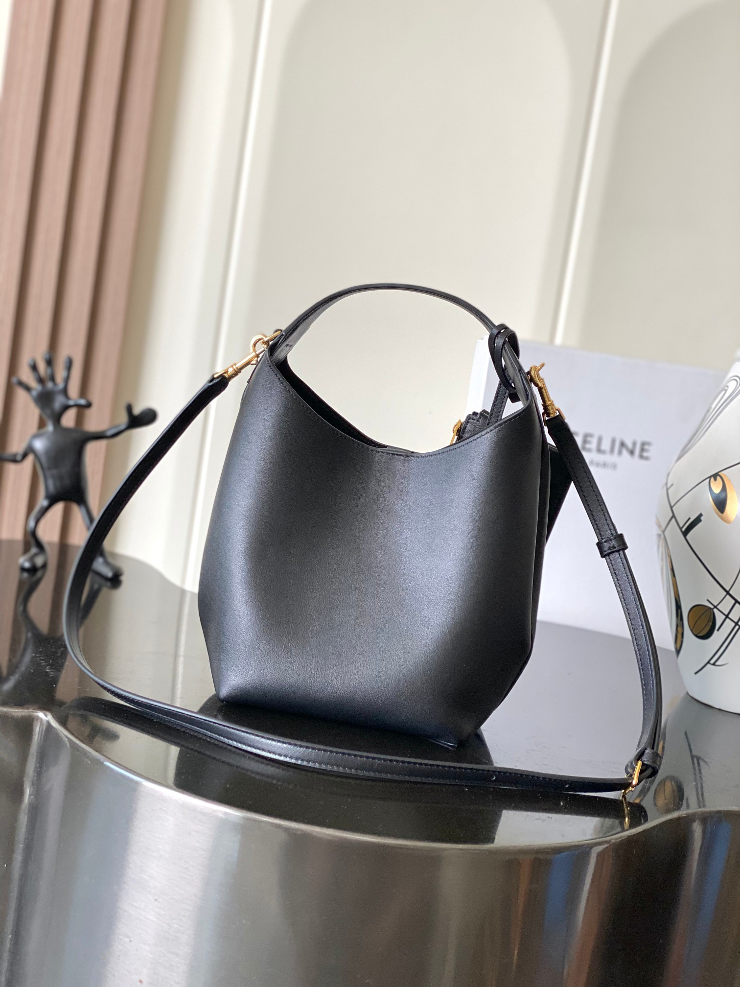 CELINE Teen Hobo Shoulder Bag - Image 3