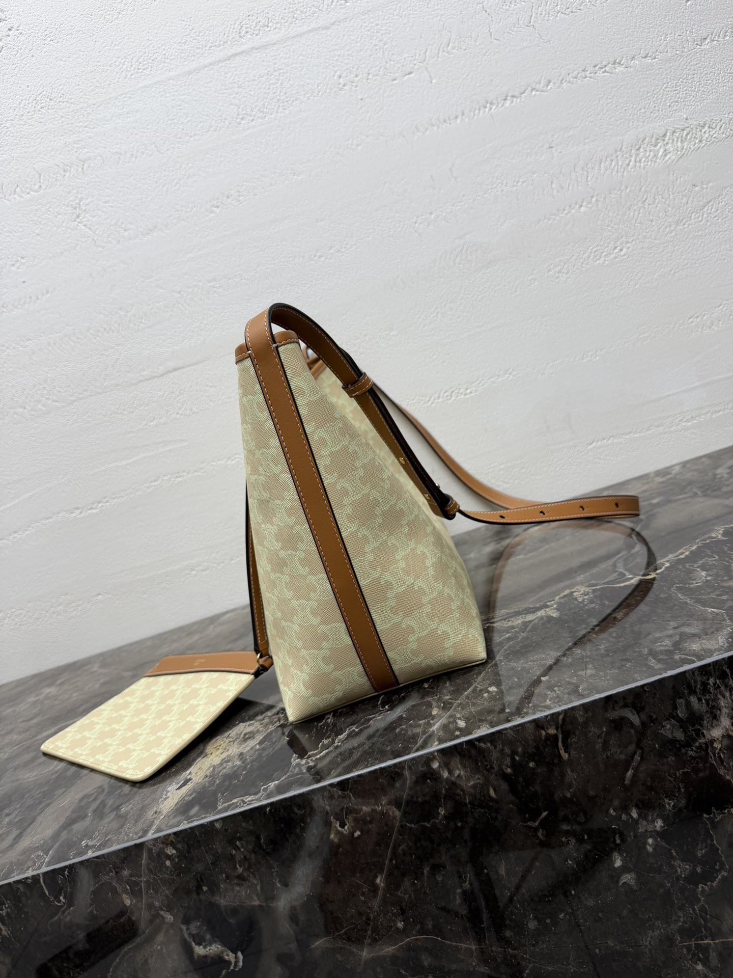 Celine Soft Logo-Print Handbag - Image 3