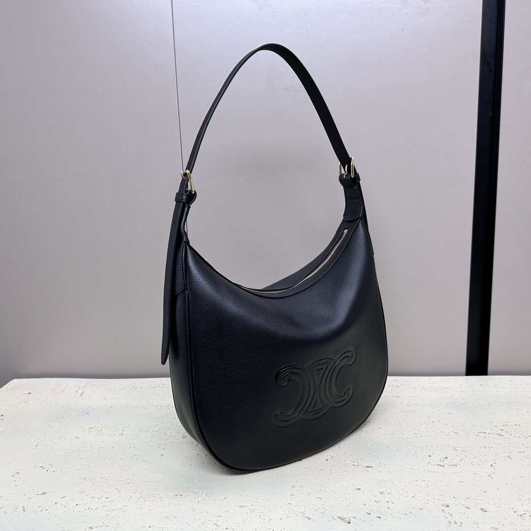 HELOISE Logo-Print Leather Shoulder Bag - Image 3