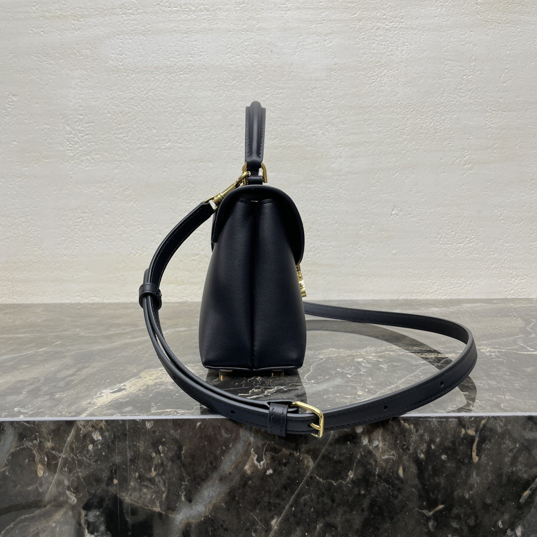 TEEN NINO Textured Glossy Leather Crossbody Bag - Image 3