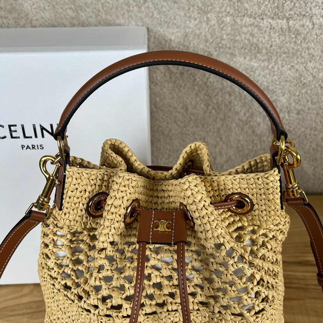 CLARA Classic Plant-Based Material and Cowhide Leather Handbag - Image 3
