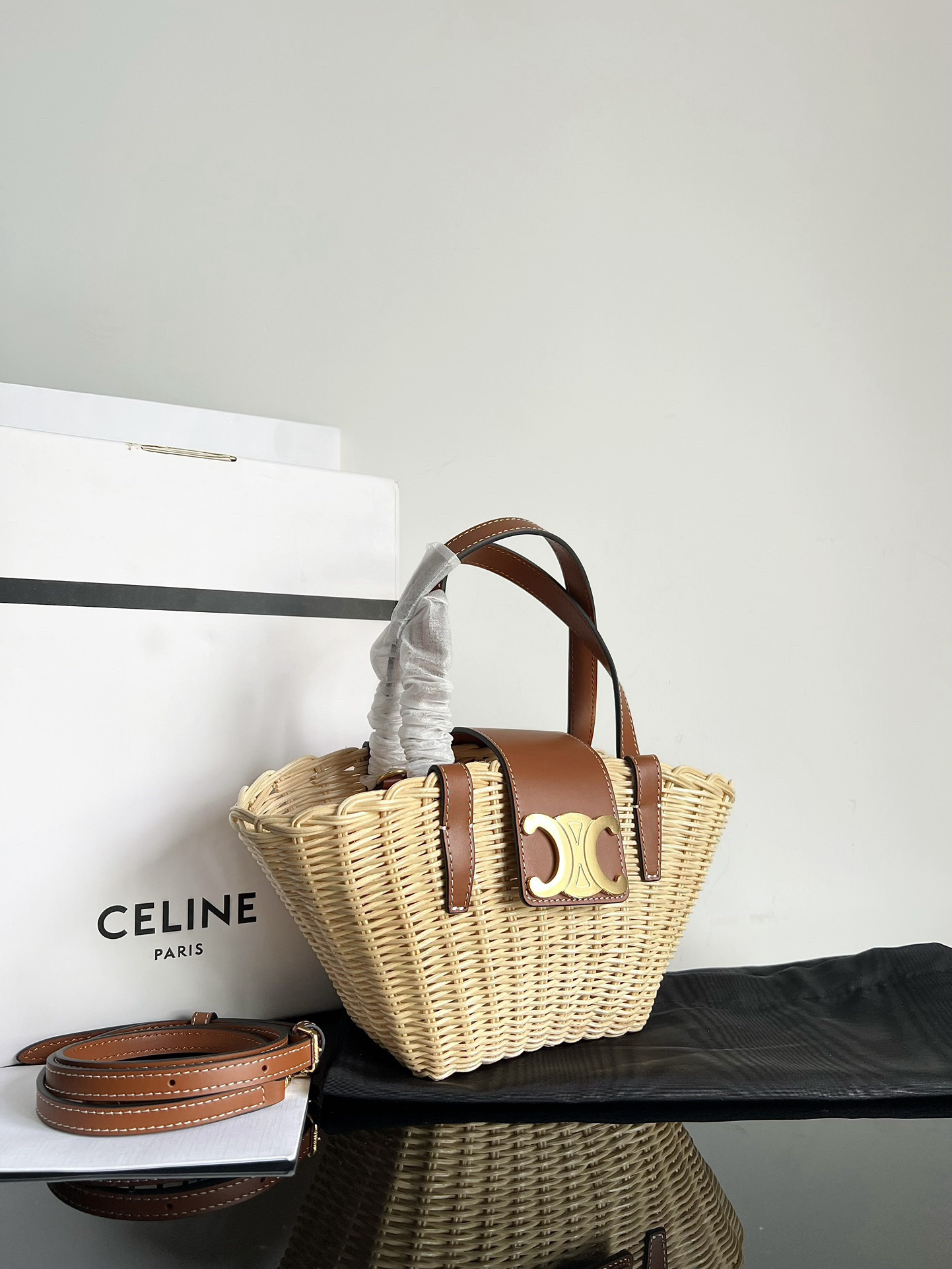 TEEN COUFFIN Woven Rattan Handbag - Image 3
