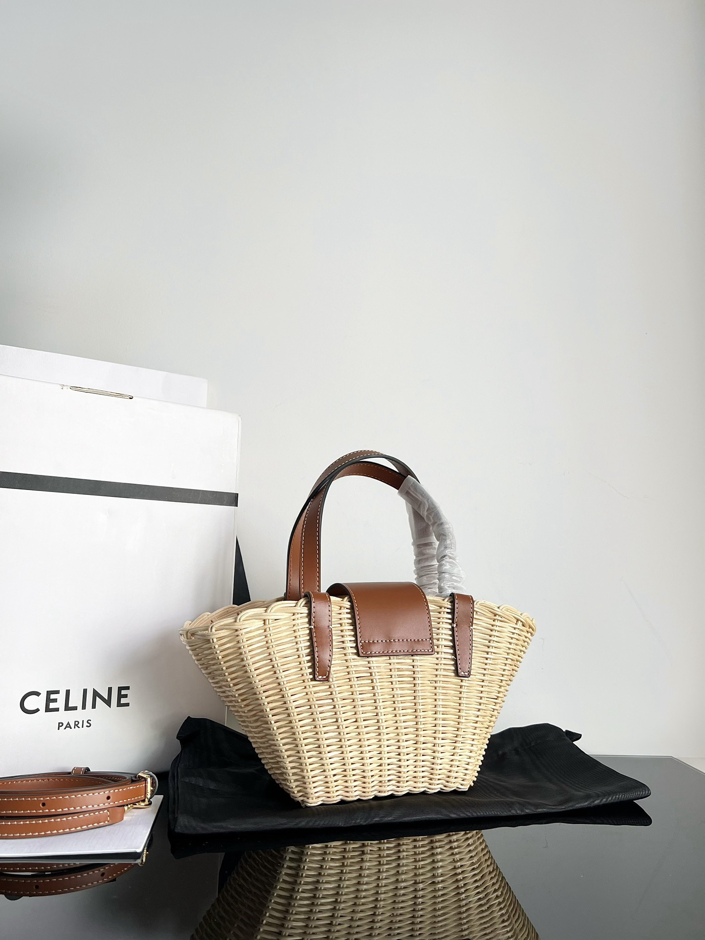 TEEN COUFFIN Woven Basket Handbag - Image 3