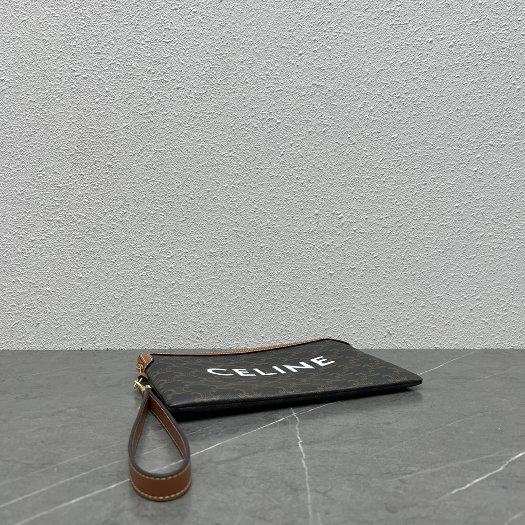 Celine Handbag with Wrist Strap - Image 4