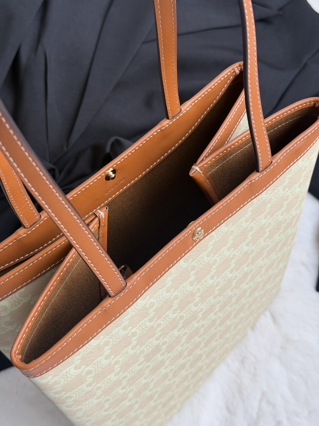 FLAT SHOER Logo-Print Lightweight Tote Bag - Image 4