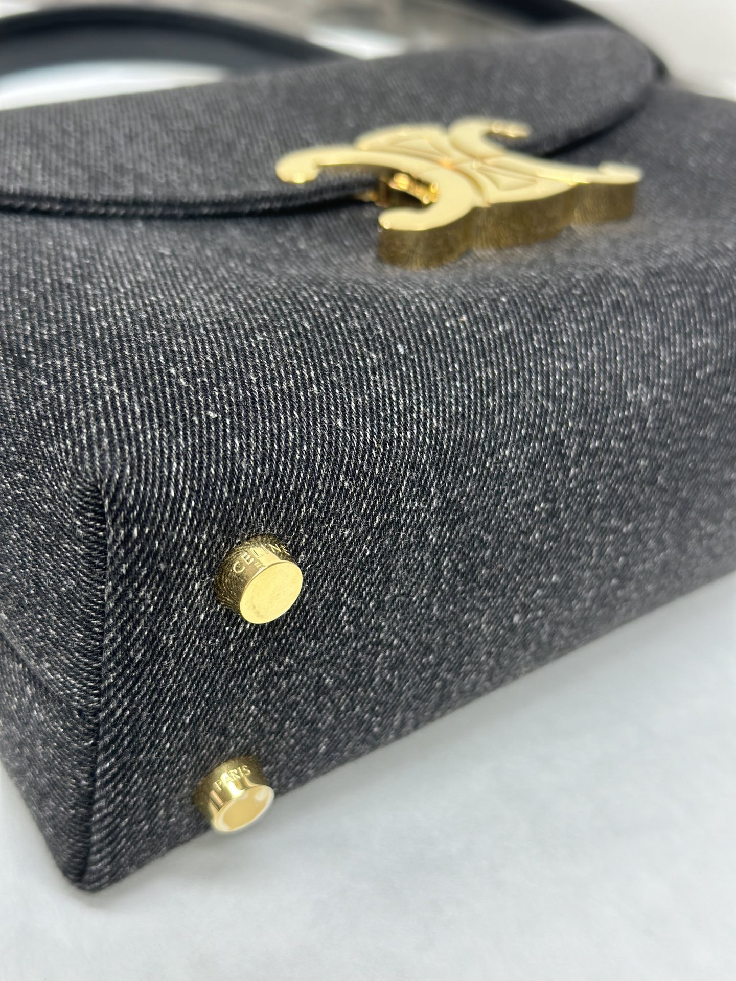 TEEN NINO Denim and Leather Crossbody Bag - Image 4