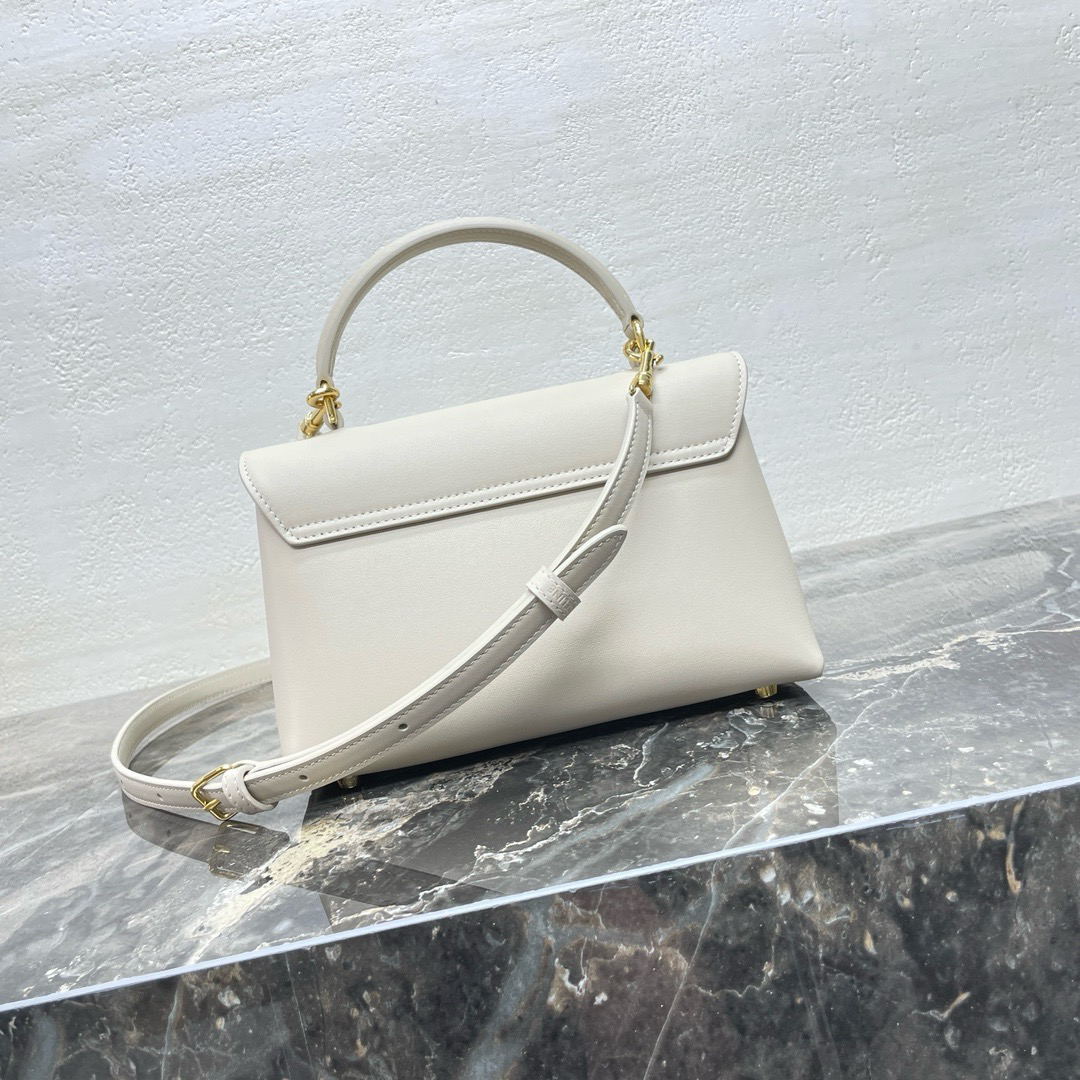 TEEN NINO Glossy Textured Leather Handbag - Image 4