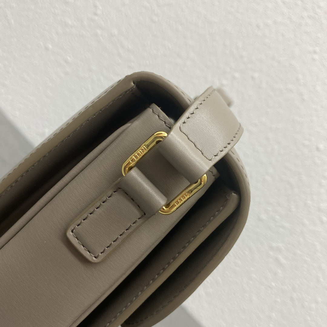 Triome Gray Cowhide Crossbody Bag - Image 4