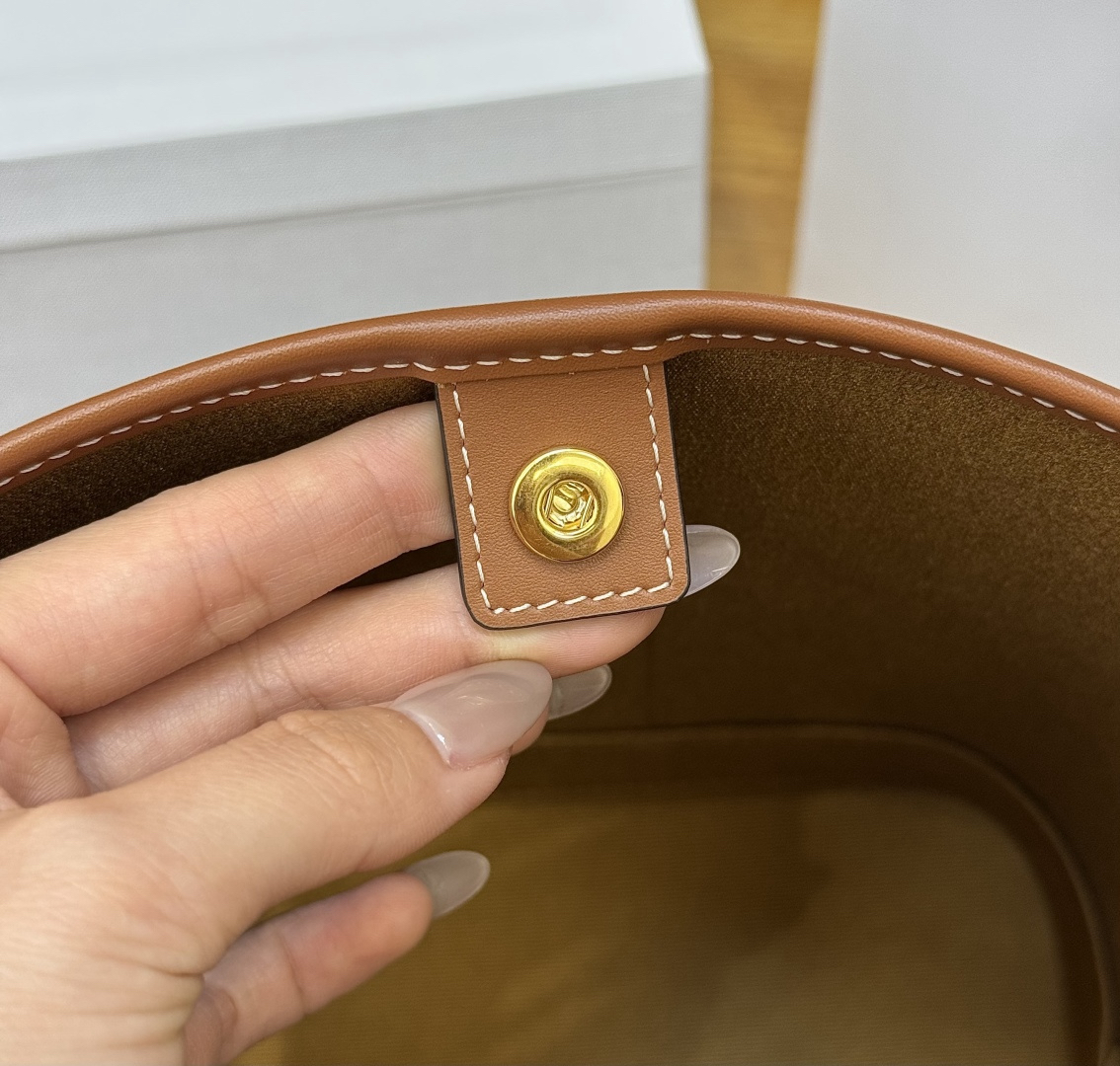 Celine Triomphe Small Bucket Shoulder Crossbody Bag - Image 4
