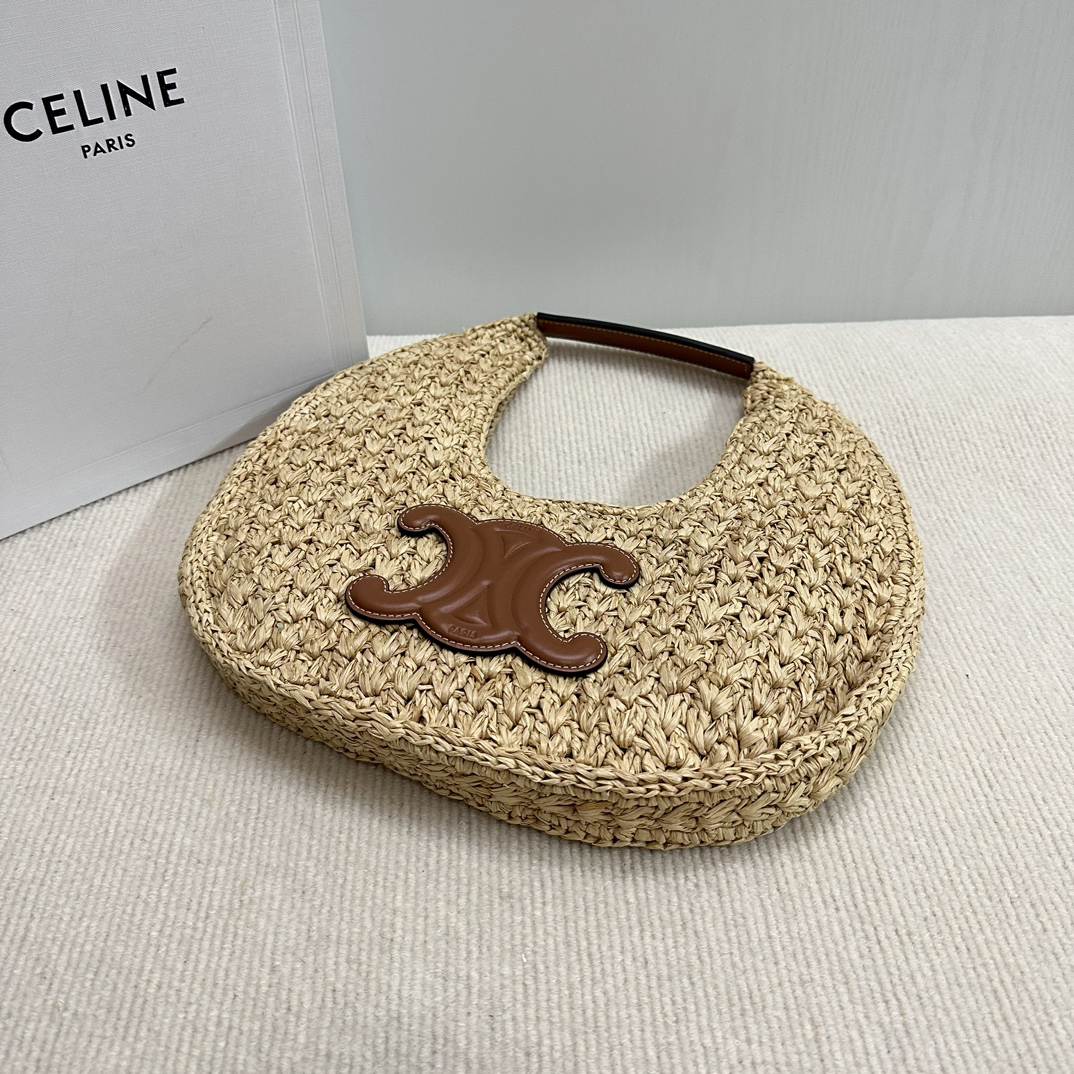 Celine Classic Nier Woven Hobo Bag - Image 4