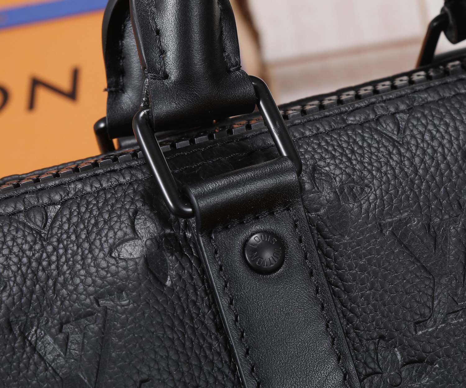 Keepall Mini Travel Bag in Taurillon Monogram Leather, Model M20900 - Image 4