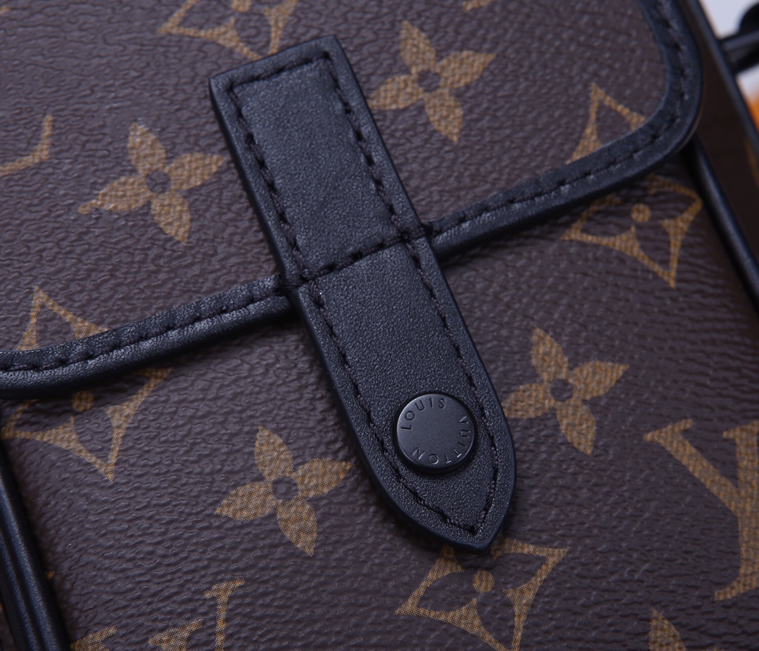 Louis Vuitton Christopher Mini Backpack in Monogram Macassar - Image 4