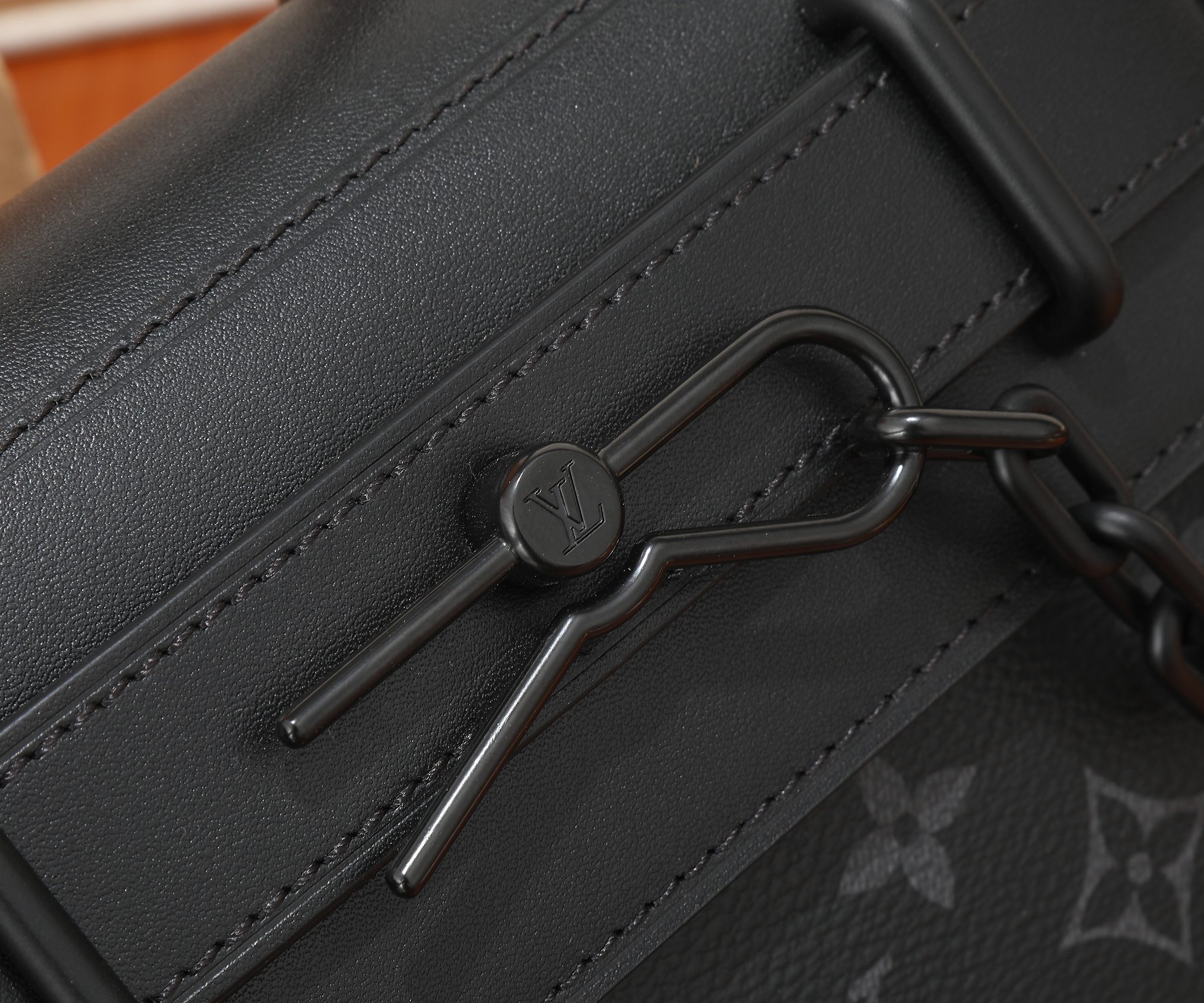 Louis Vuitton Steamer Small Crossbody Bag in Monogram Eclipse Canvas - Image 4