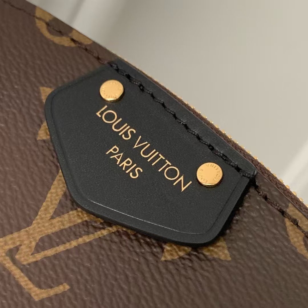 Alma Monogram Canvas Handbag - Image 4