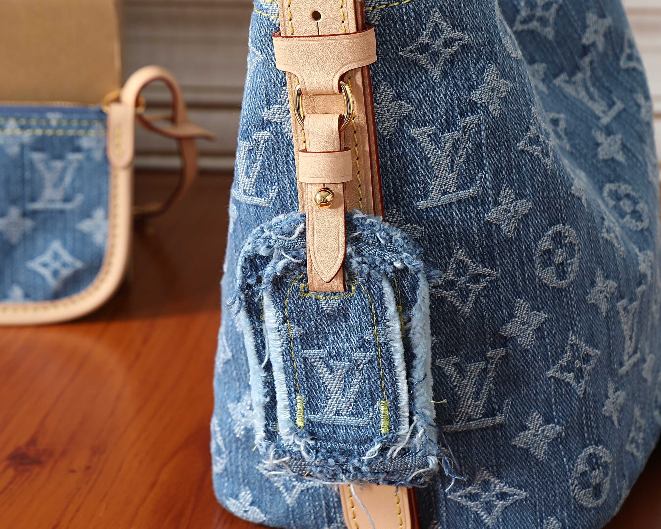Louis Vuitton All In BB Denim Handbag - Image 4