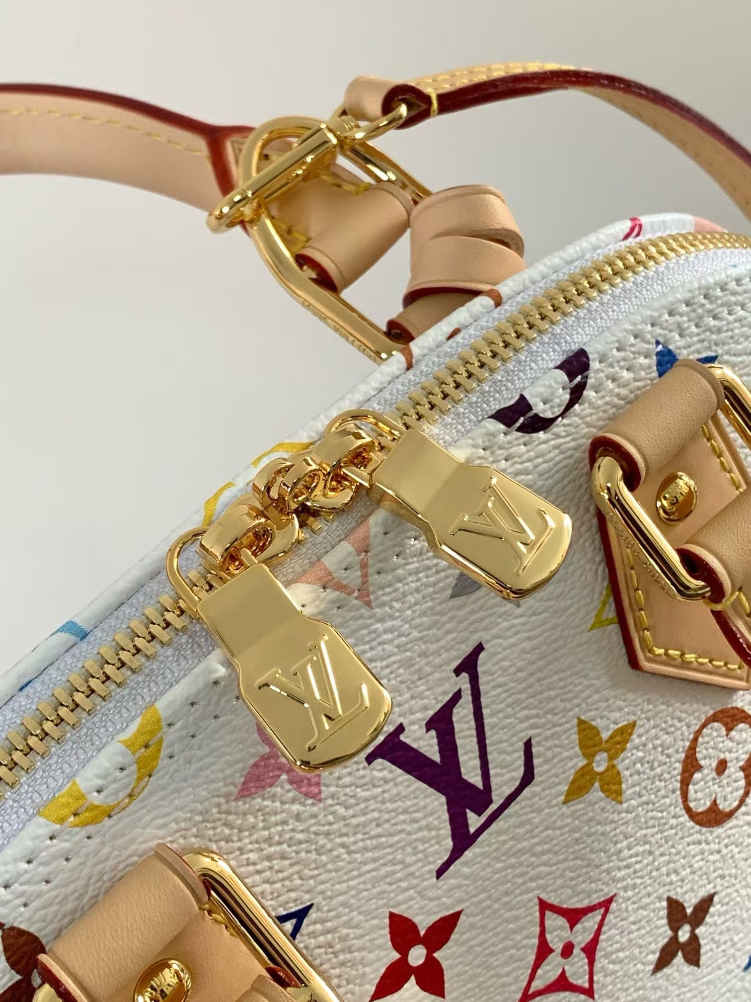 Louis Vuitton x Takashi Murakami Alma BB Handbag - Image 4