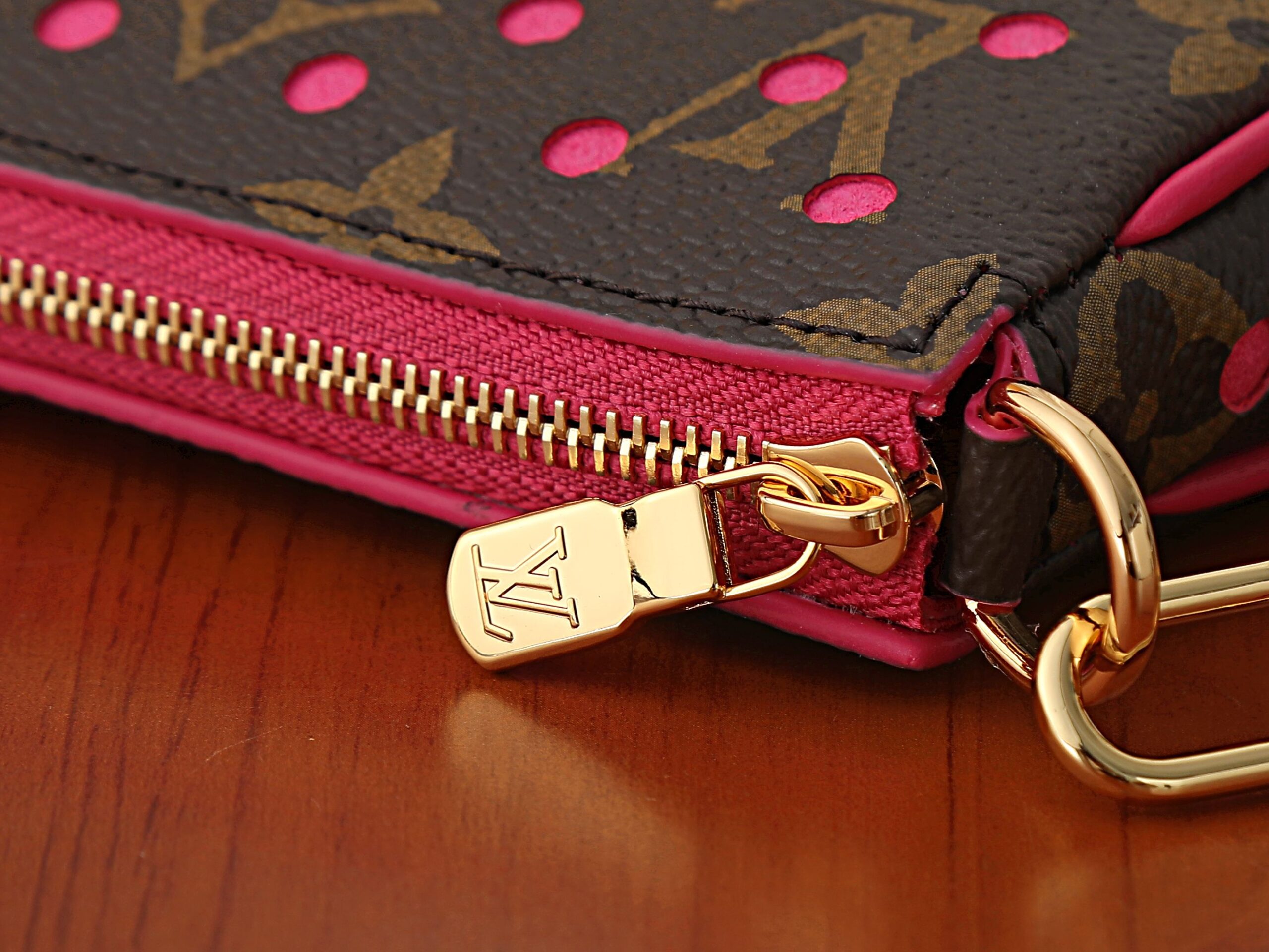 Louis Vuitton Pochette Accessoires Monogram Perfo Shoulder Bag - Image 4