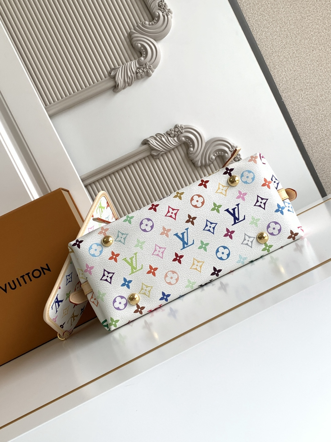 Louis Vuitton x Takashi Murakami CarryAll Small Bag - Image 4