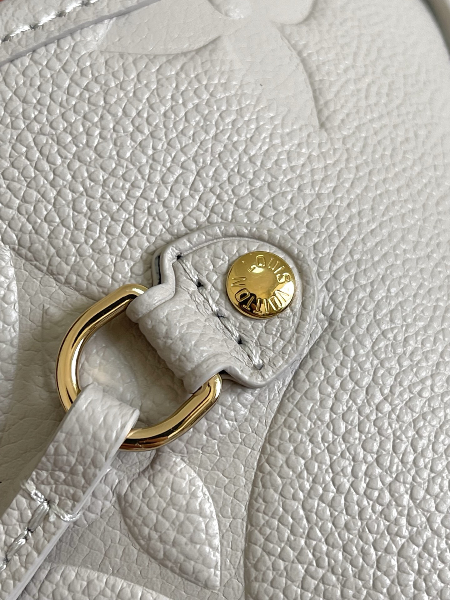 Louis Vuitton Neverfull MM Monogram Empreinte Leather Tote Bag - Image 4