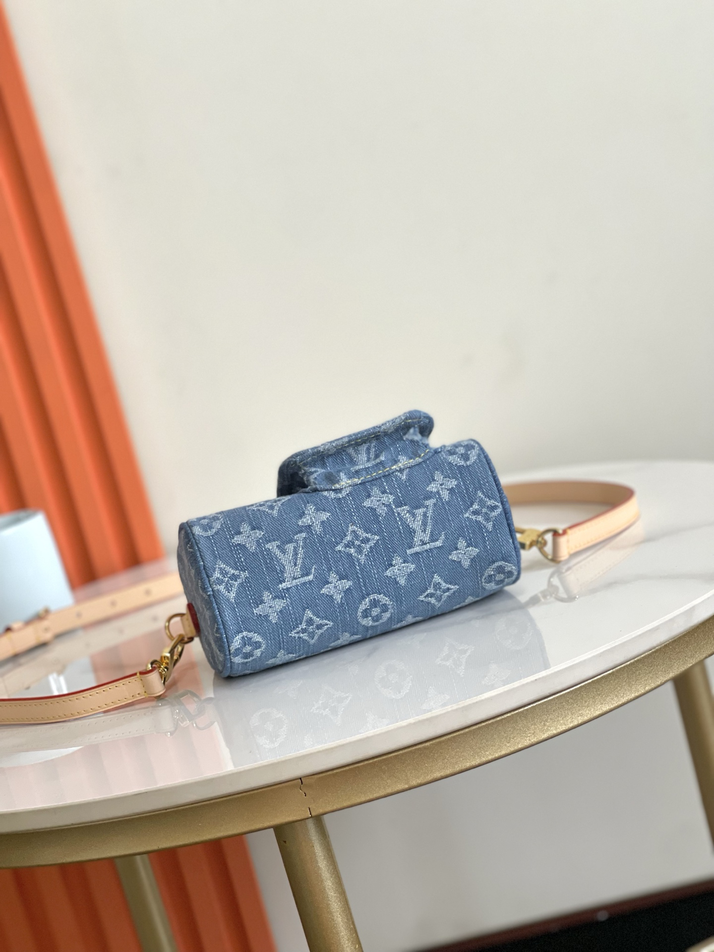Nano Speedy Denim Crossbody Bag - Image 4