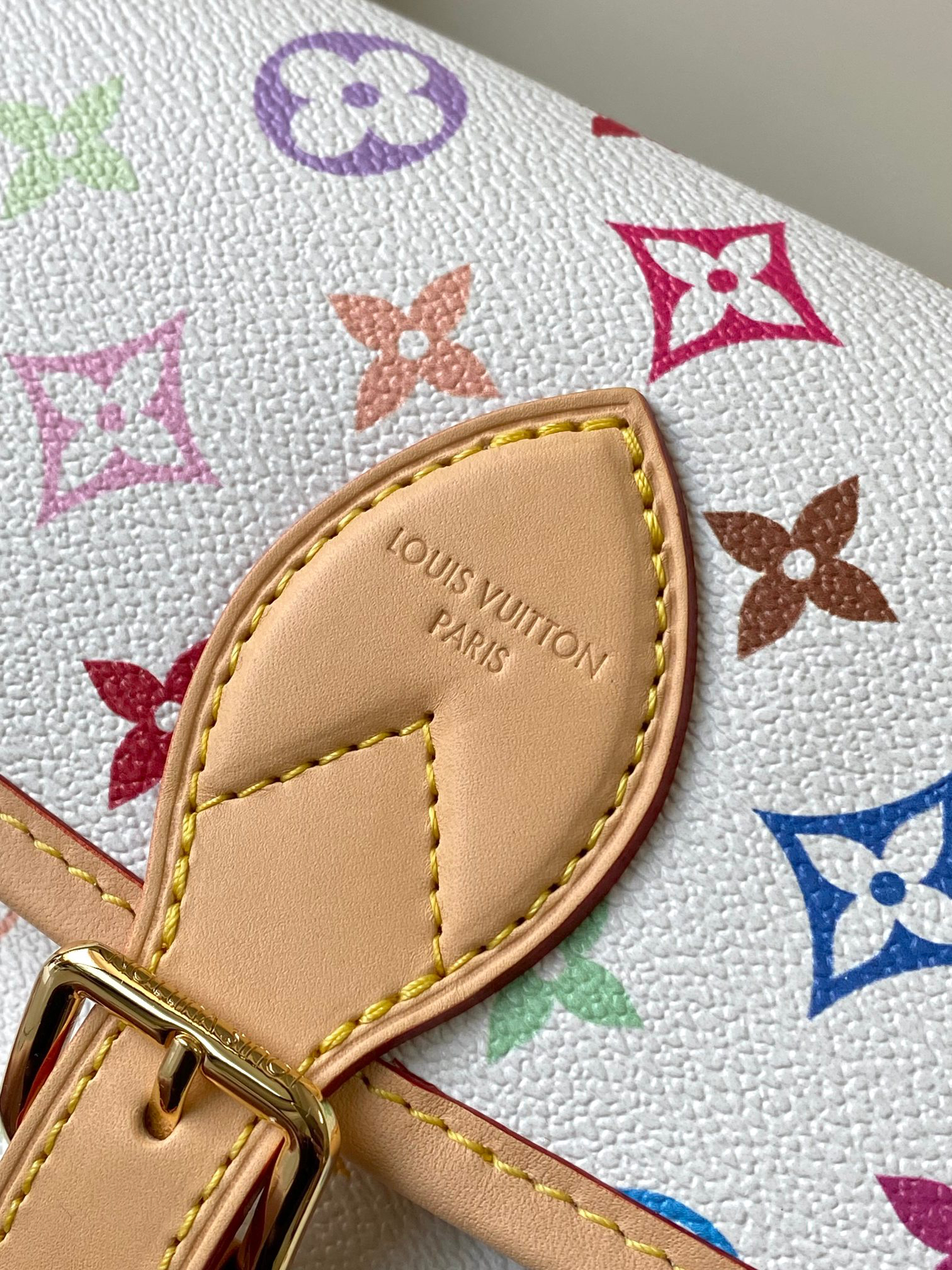 DIANE Monogram Coated Canvas Leather Shoulder Bag - Image 4