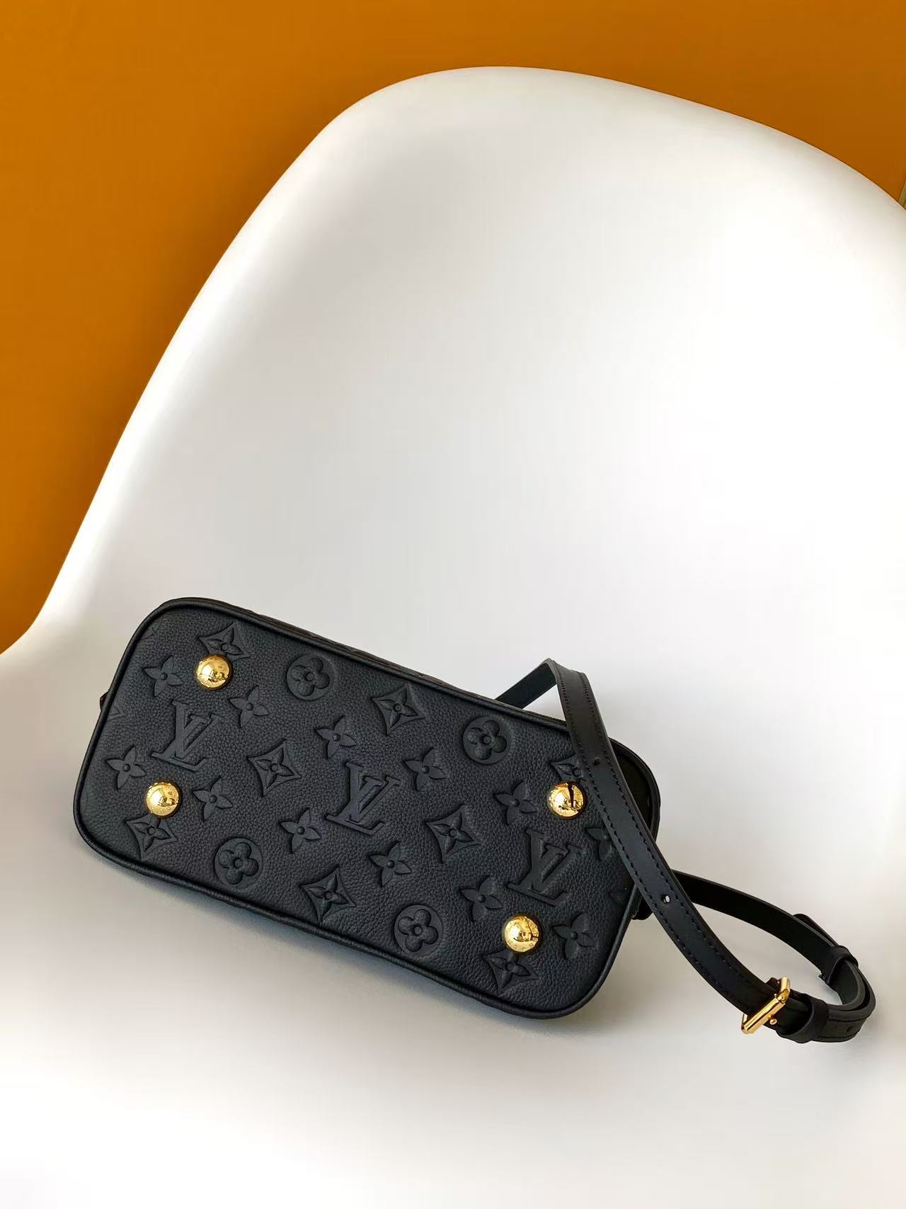 Louis Vuitton Alma BB Monogram Empreinte Leather Handbag - Image 4