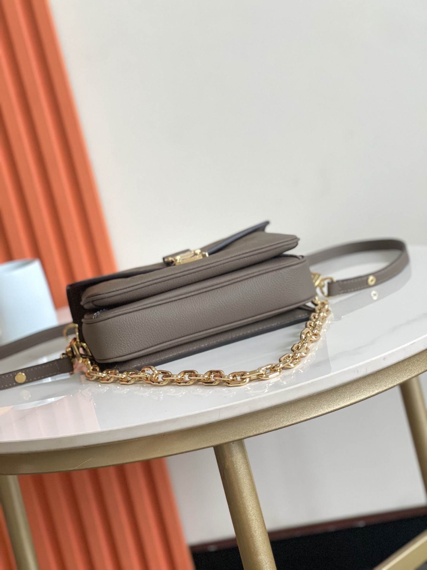 Louis Vuitton Pochette Métis East West Monogram Empreinte Leather Crossbody Bag - Image 4
