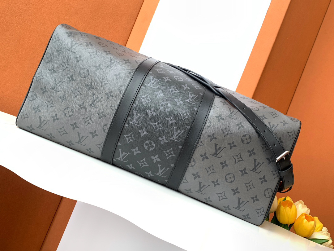 Louis Vuitton Keepall Bandoulière 50 Travel Bag - Image 4