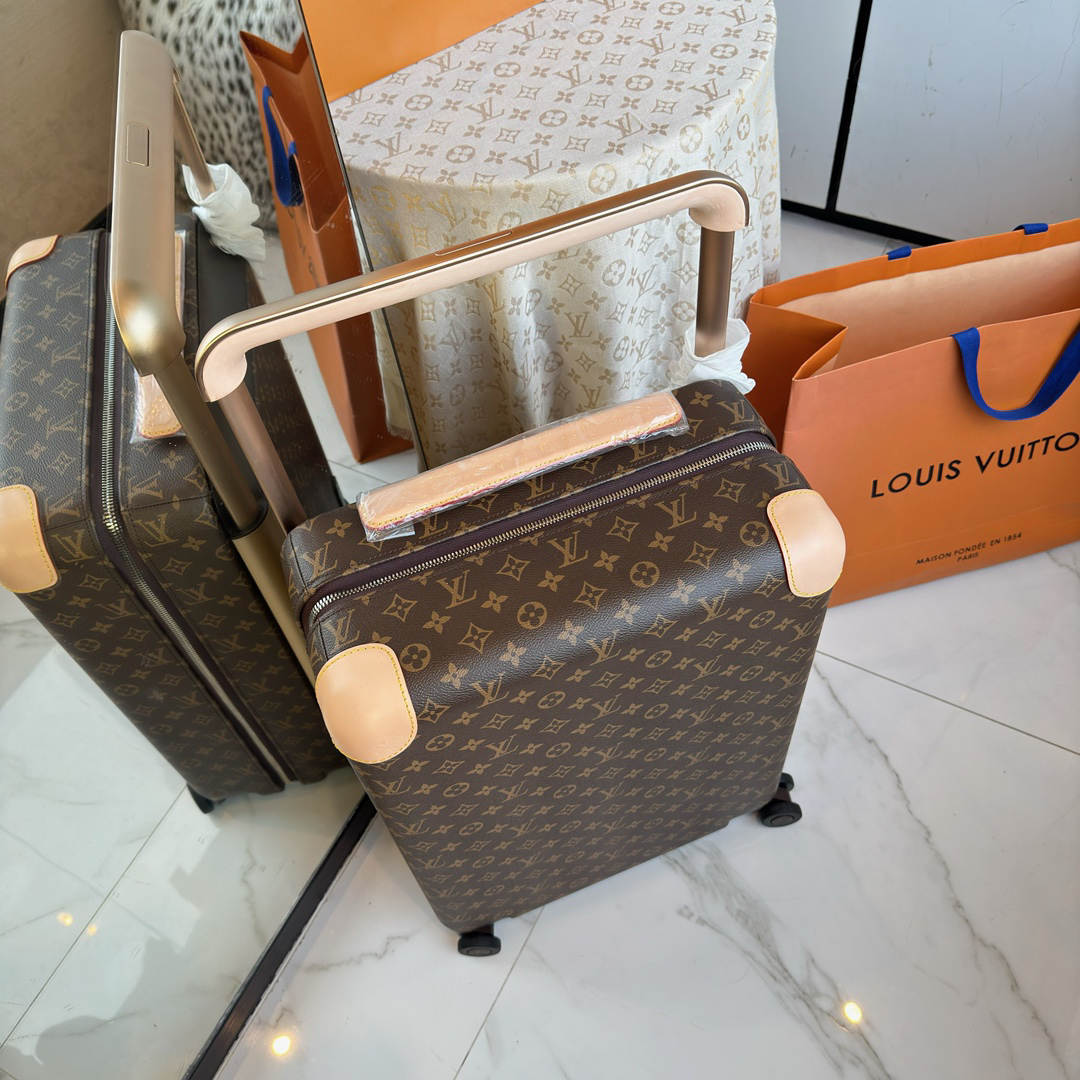 Louis Vuitton Horizon 55 Carry-On Suitcase in Brown Monogram Canvas - Image 4