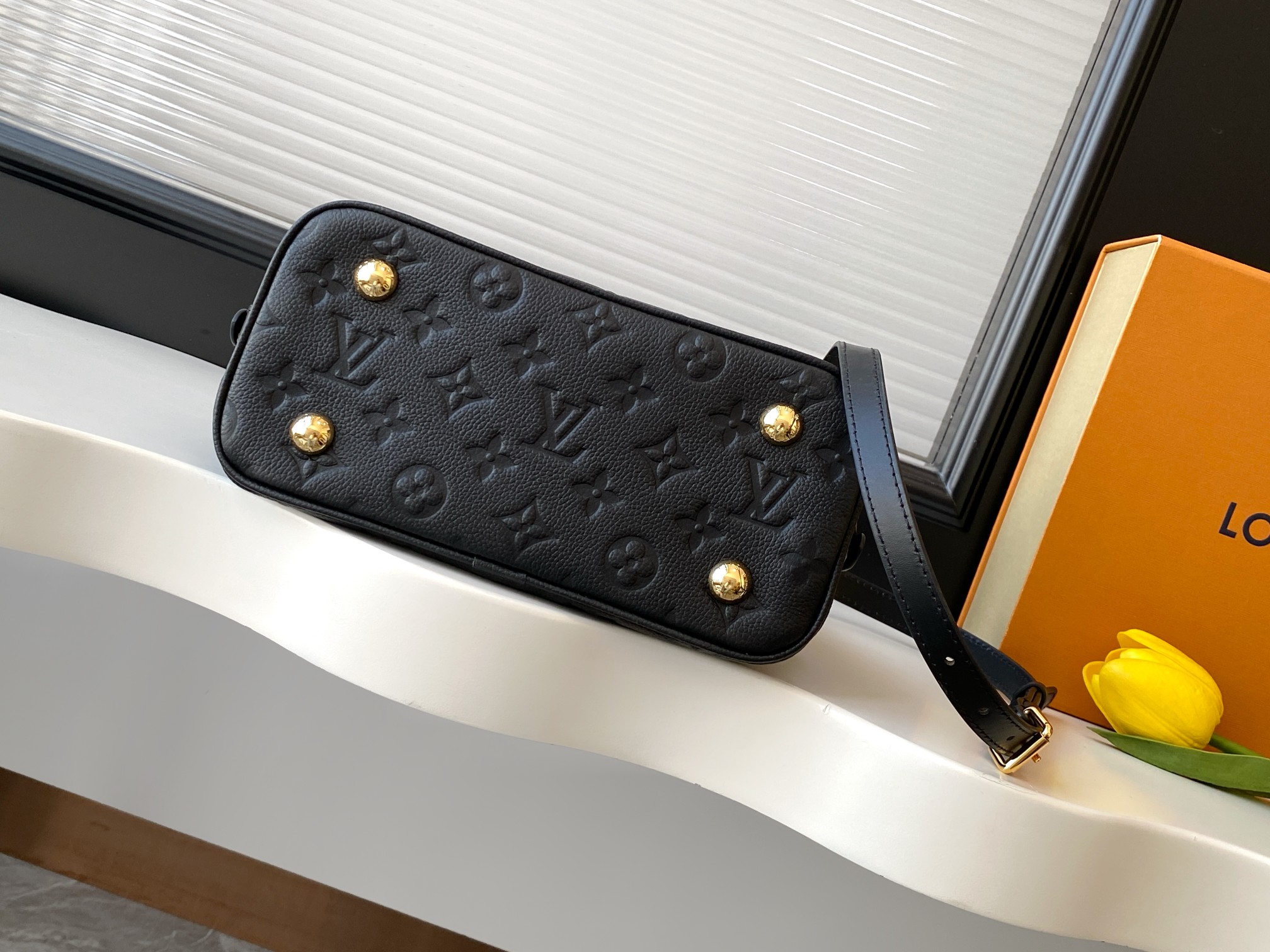 Louis Vuitton Alma BB Handbag in Monogram Empreinte Leather - Image 4