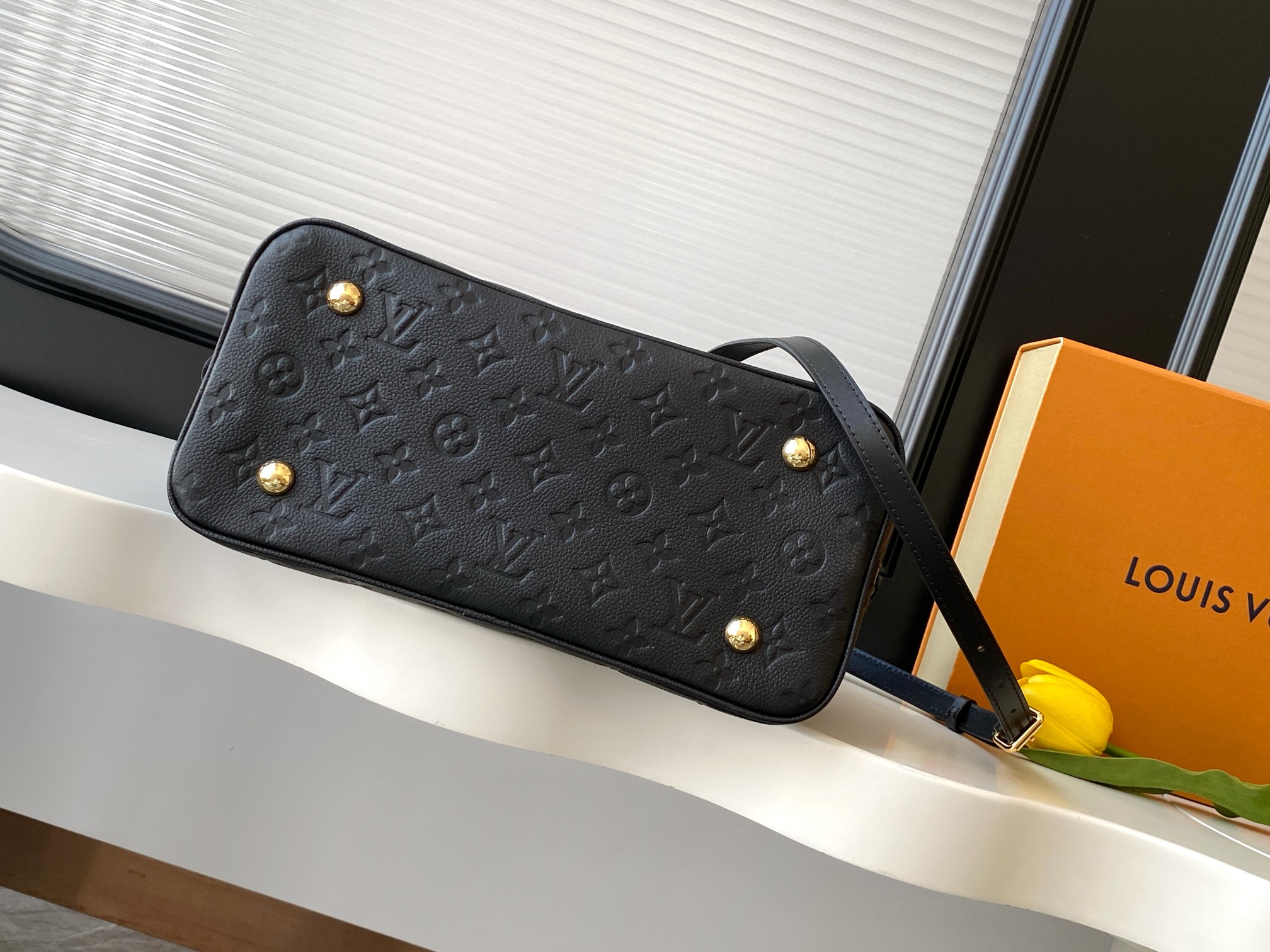 Louis Vuitton Alma PM Monogram Empreinte Leather Handbag - Image 4