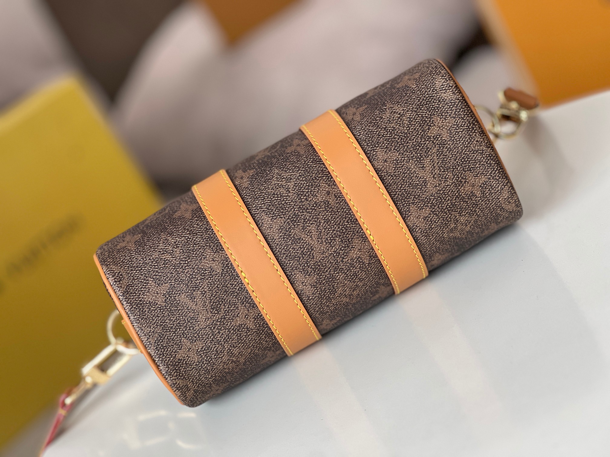 Louis Vuitton Keepall Bandouliere 25 Monogram Dust Crossbody Bag - Image 4