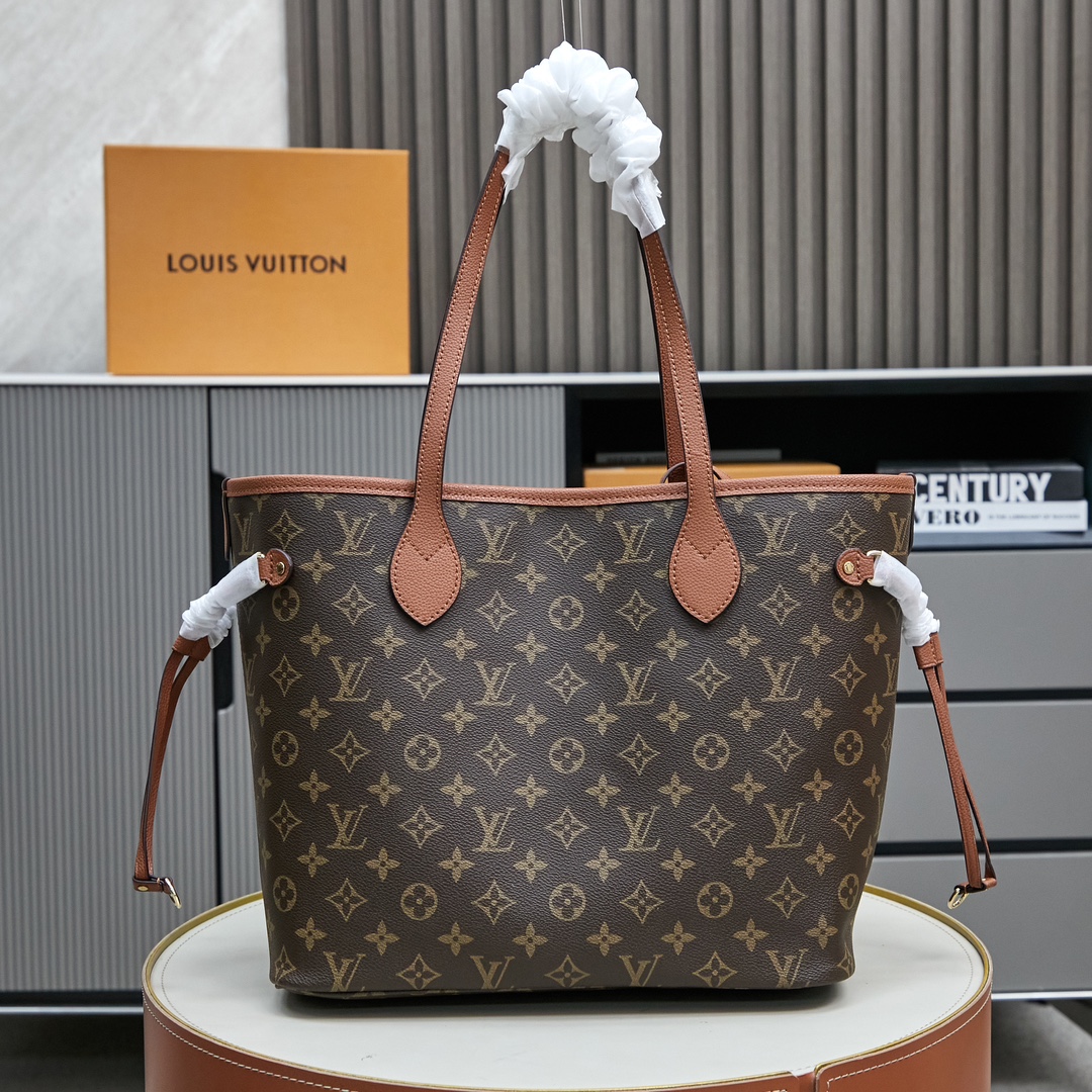 Louis Vuitton Neverfull MM Tote Bag in Damier Azur Canvas - Image 4