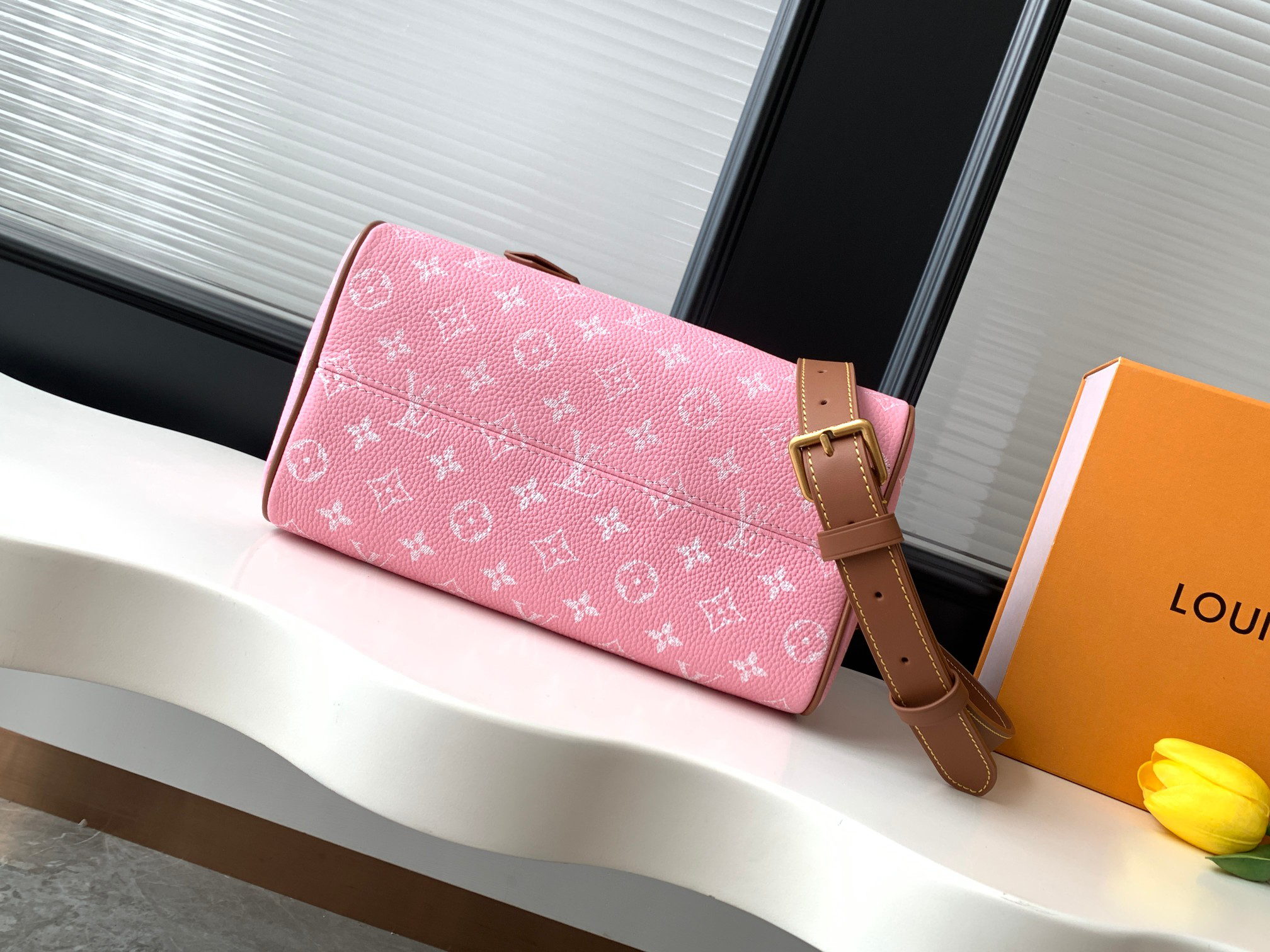Louis Vuitton Speedy P9 Bandoulière 25 Monogram Leather Handbag - Image 4