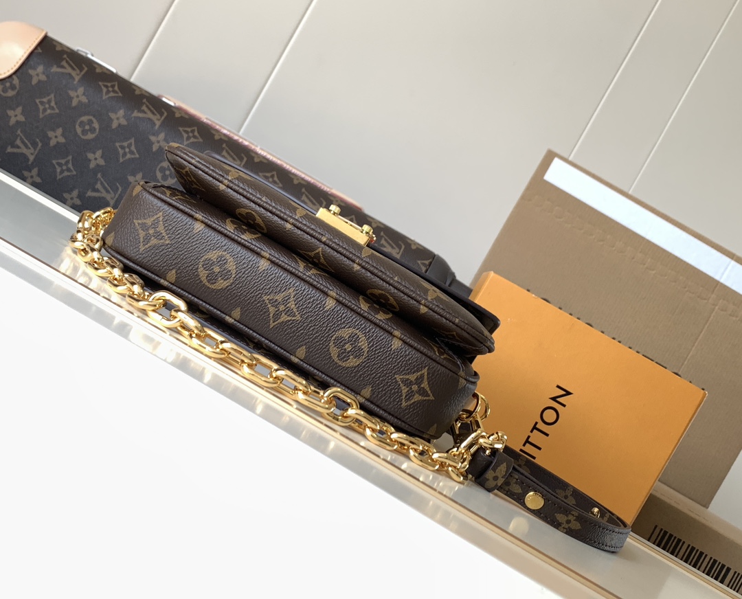 Louis Vuitton Pochette Metis East West Monogram Shoulder Bag - Image 4