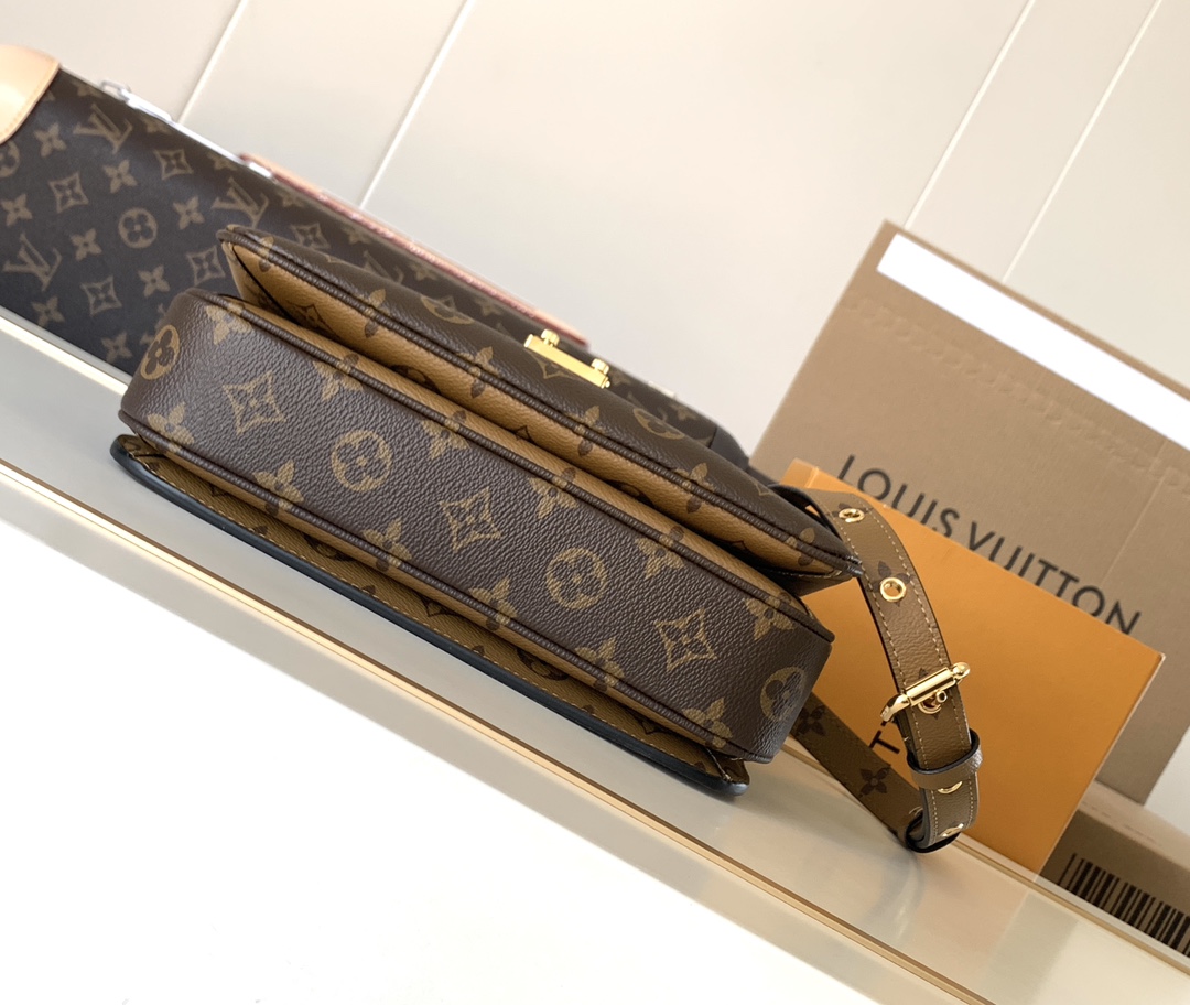 Louis Vuitton Pochette Metis Monogram Shoulder Bag - Image 4